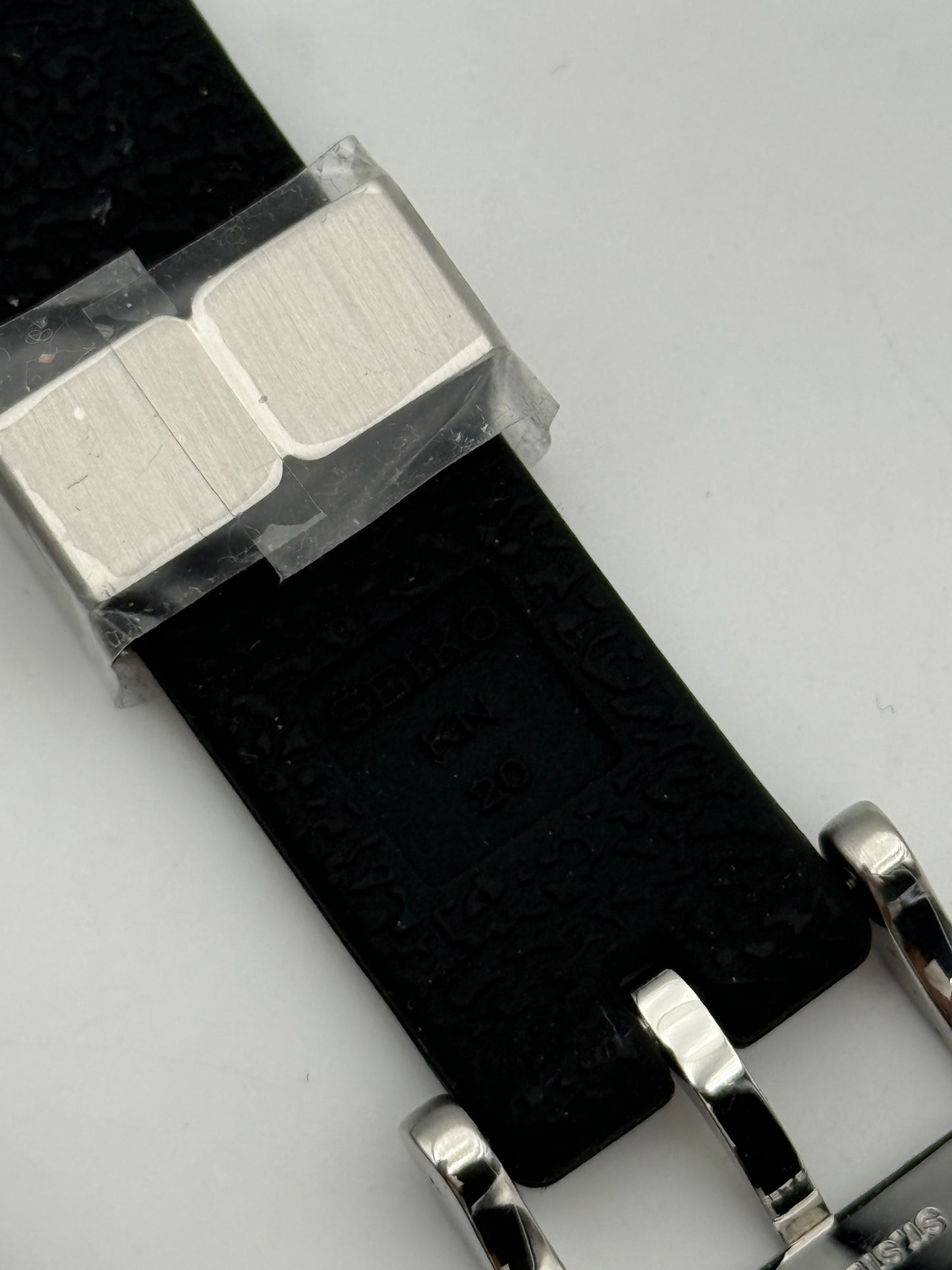 seiko gomma nero 20mm cinturino strap rubber
