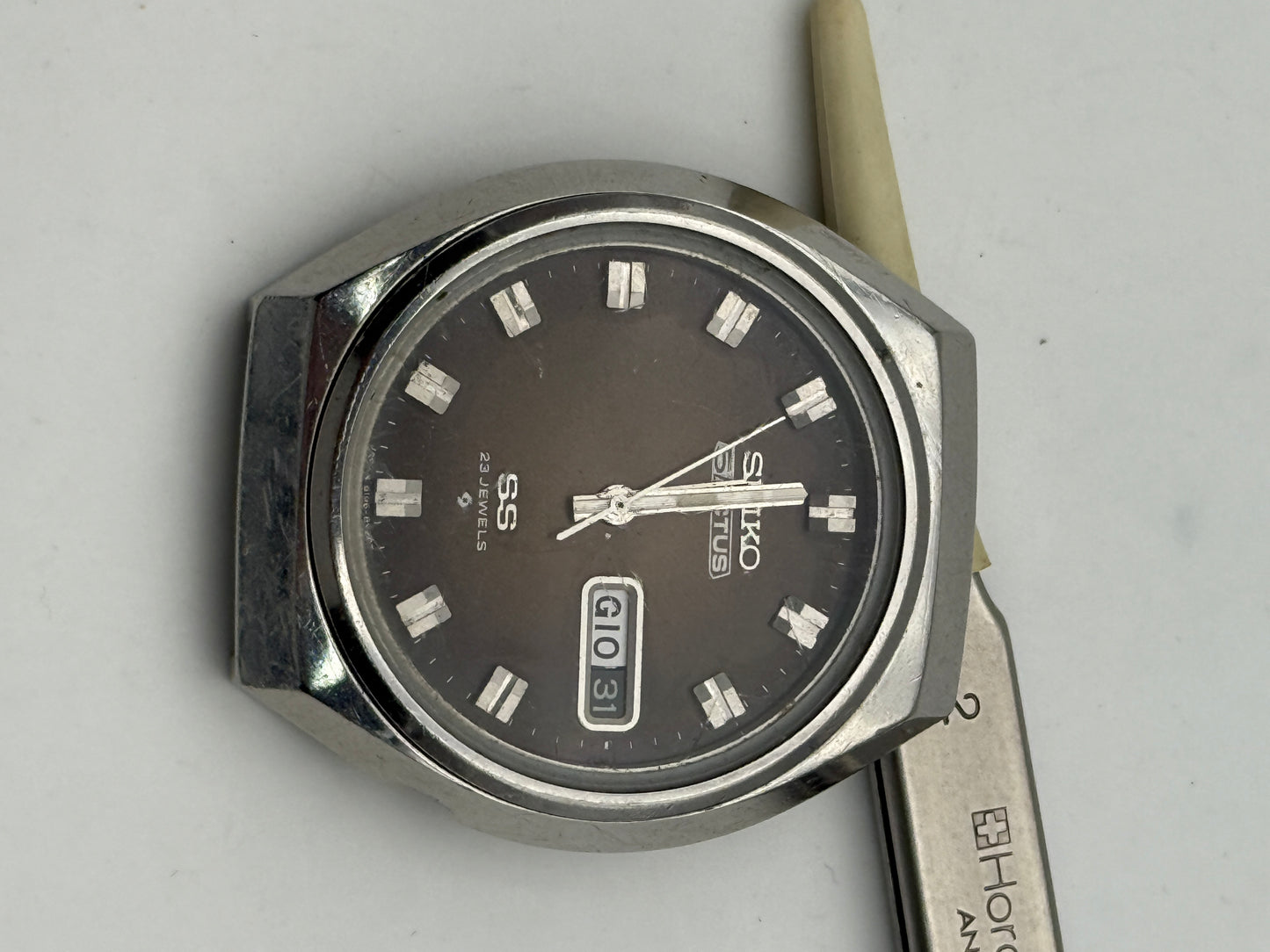 seiko 5 actus ss 6309-8230 38mm vintage