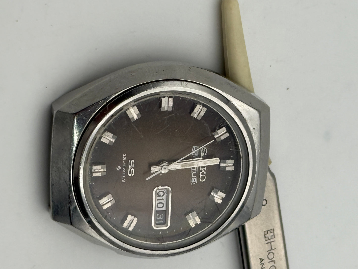 seiko 5 actus ss 6309-8230 38mm vintage