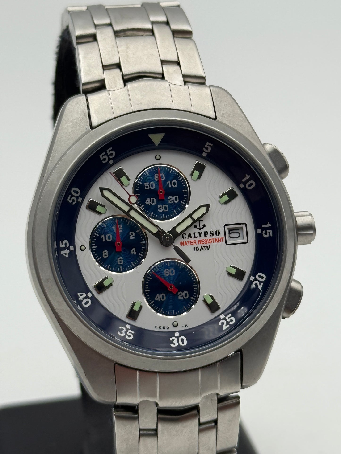 Calypso 10atm chrono 5050 marine sport collection 39mm quartz