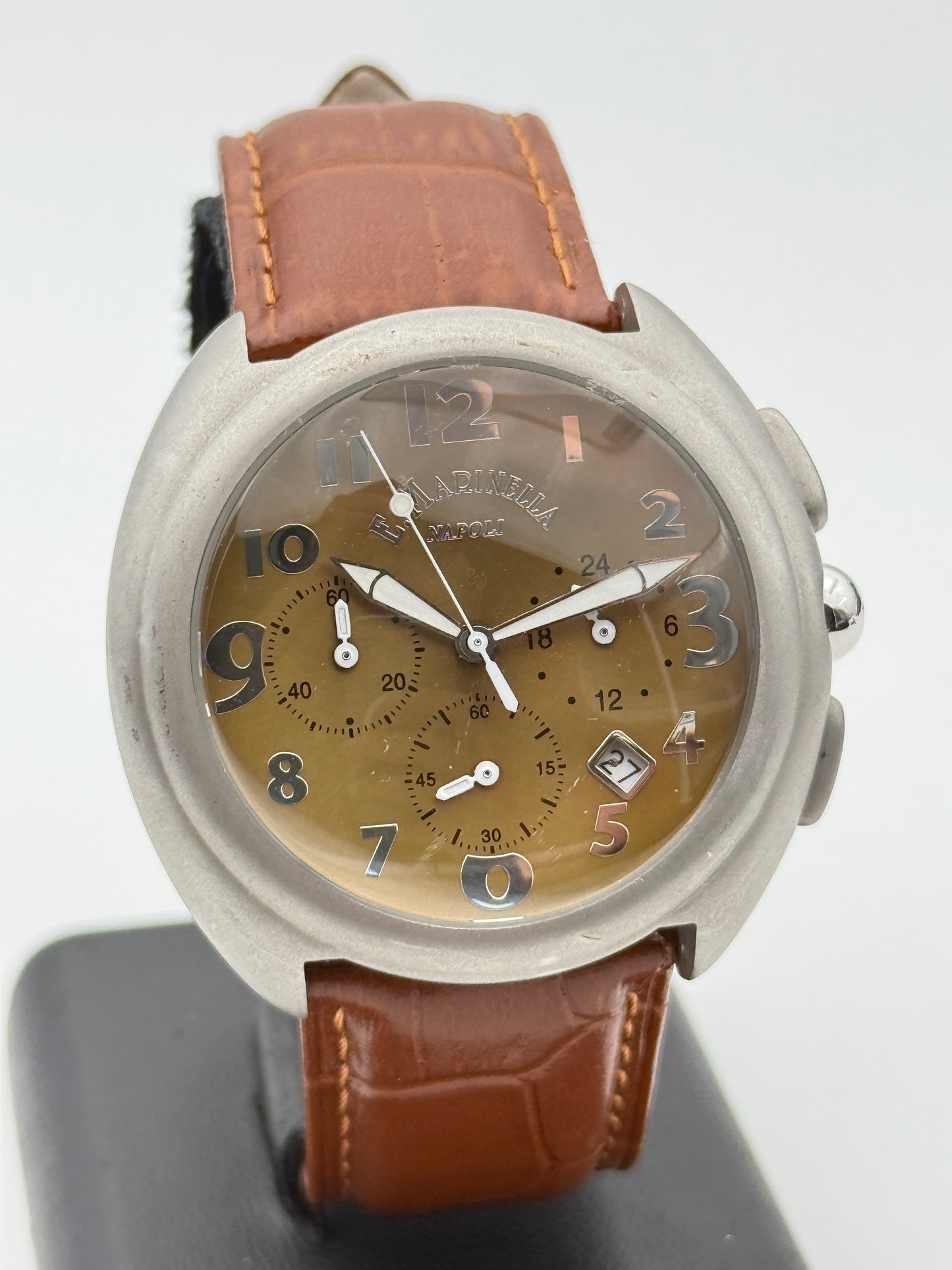 E.marinella Napoli Posillipo chrono a7072 43mm chronograph watch