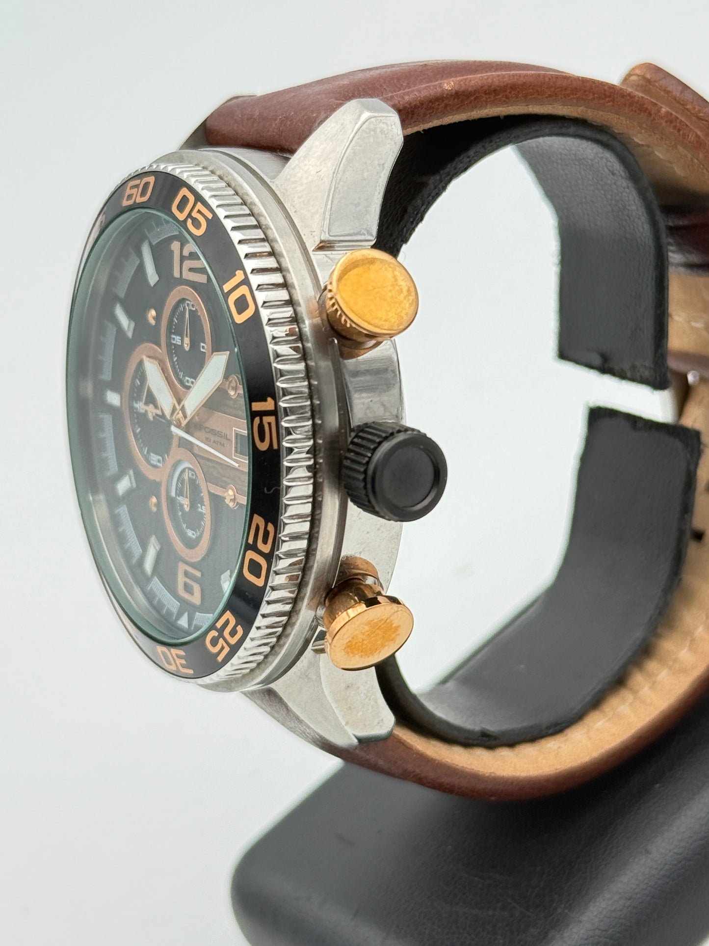 Fossil 10atm chrono ch2559 250809 50mm quartz