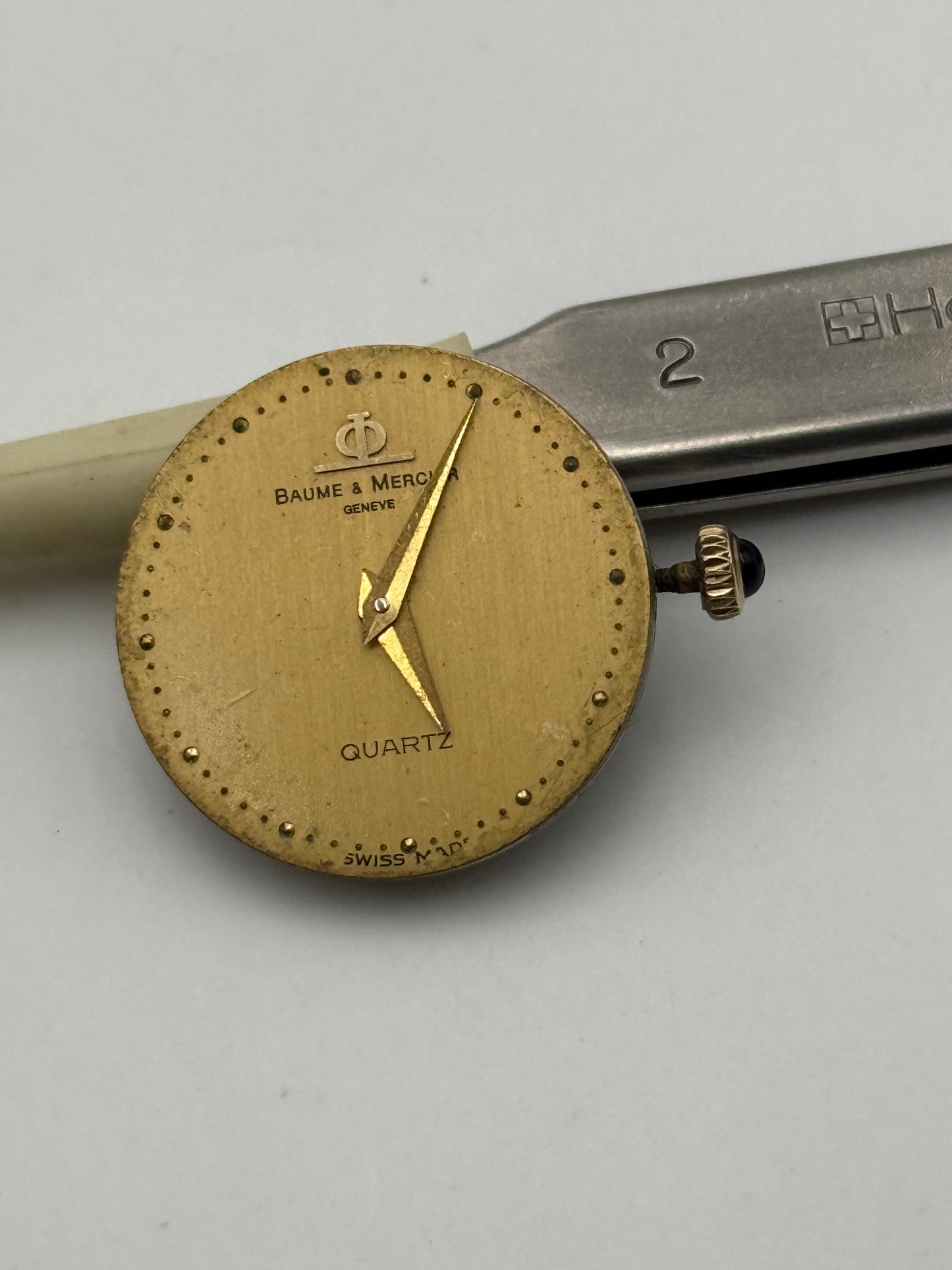 Baume & Mercier bm 7100 esa 950.001 quartz movement movimento