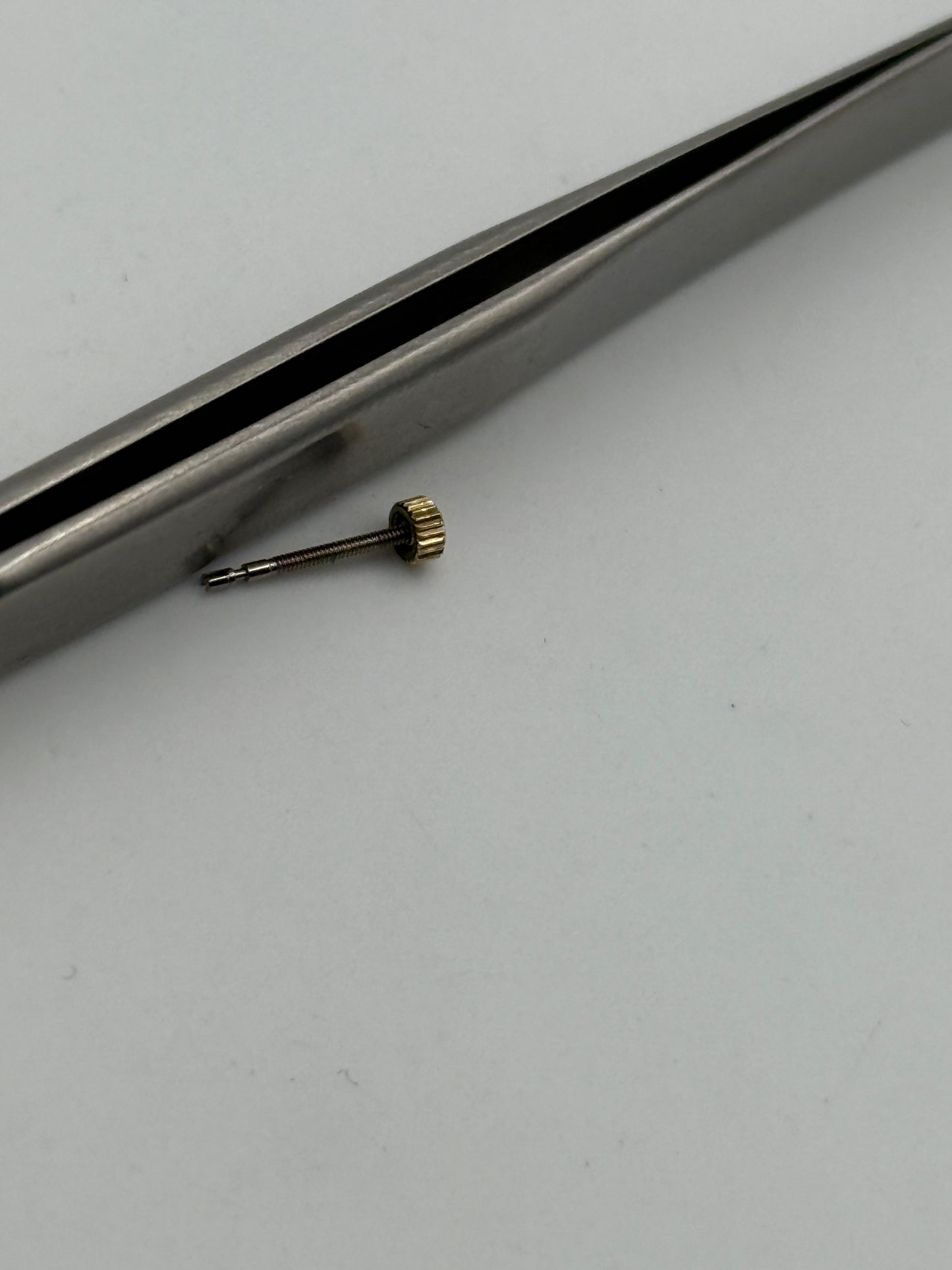 Baume & Mercier crown corona 2.7x1.5mm waterproof impermeabile gold plated