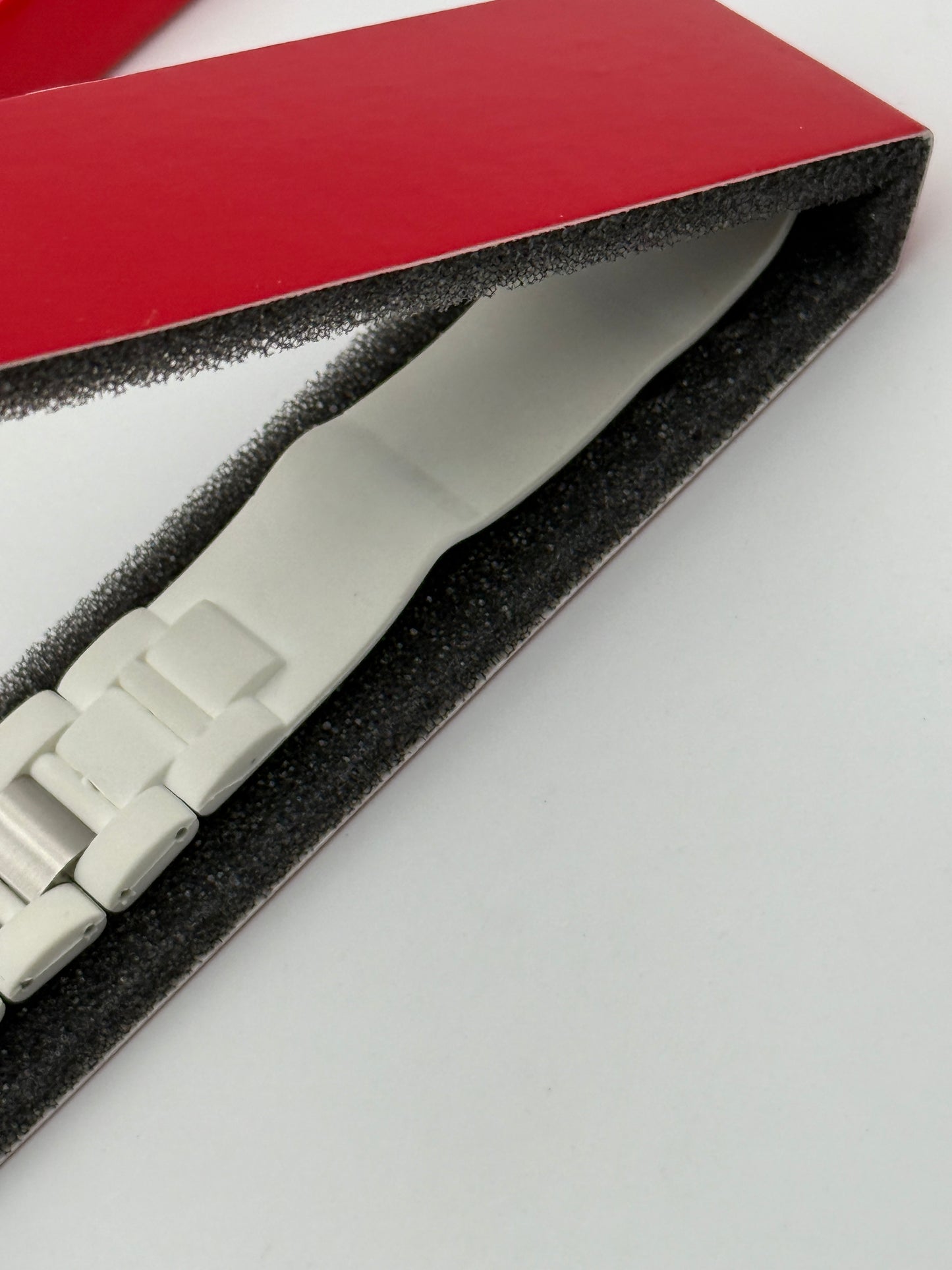 Cartier cinturino strap rubber chronoscaphe 21 9119 2332 mx0067rg ch00 strap elasto fkm wht for adj depl
