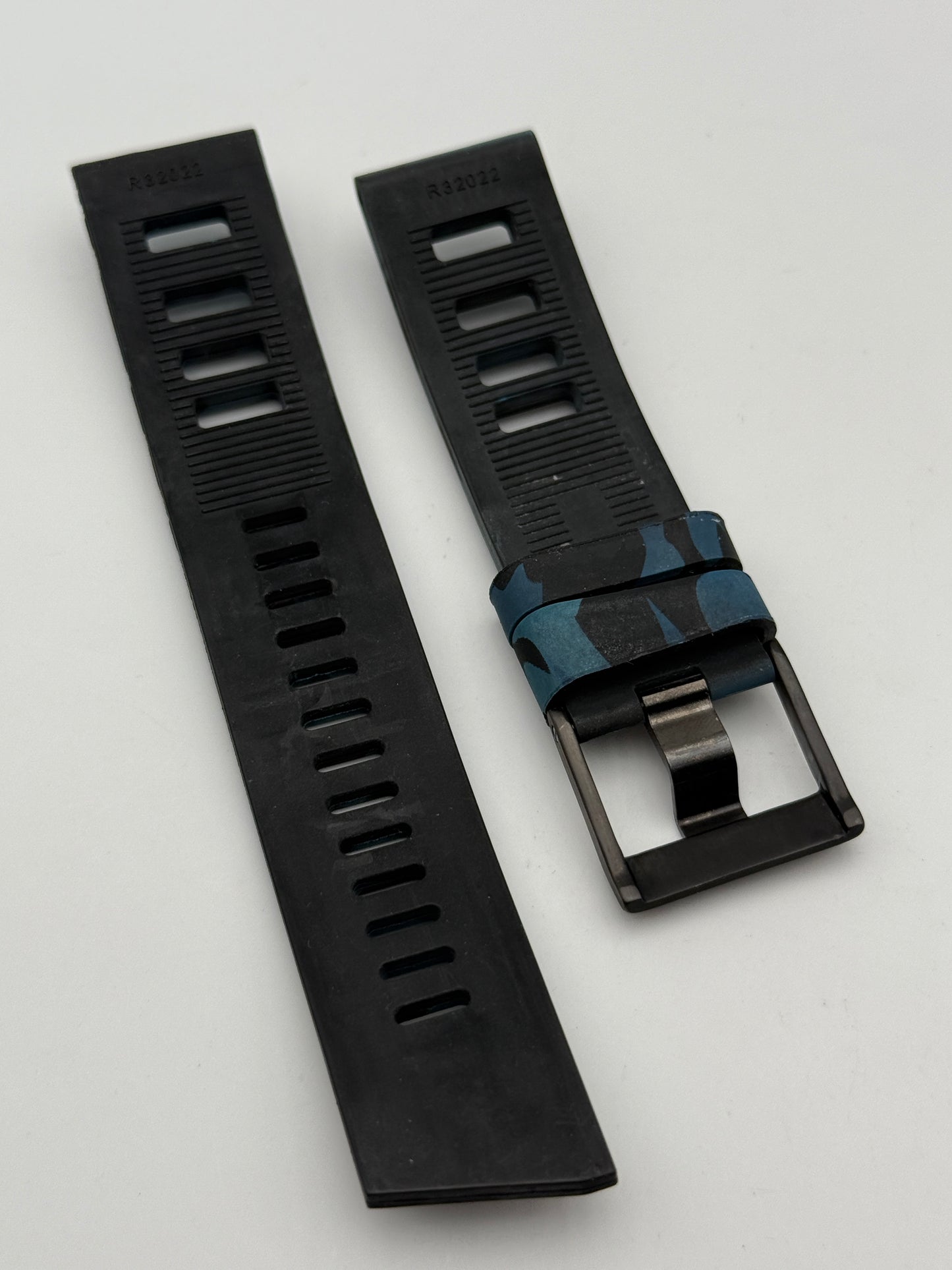 isofrane rubber strap cinturino military 22mm