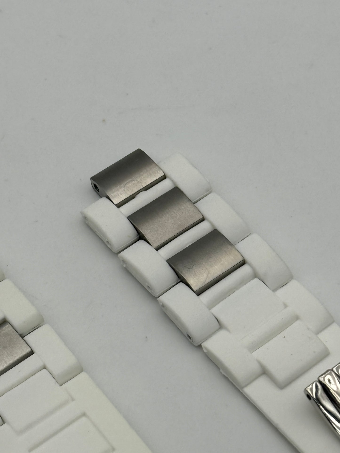 Cartier chronoscaphe 21 cinturino strap rubber 20-10mm