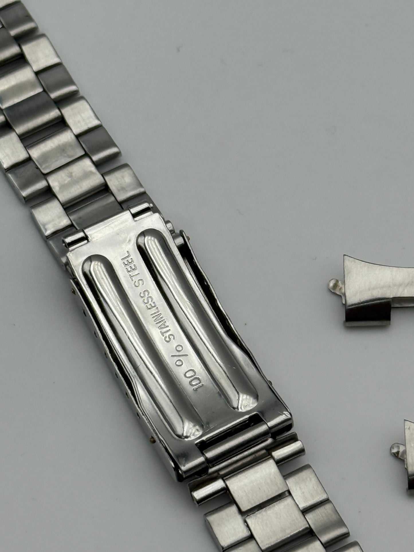 ricoh 20mm cinturino strap steel bracciale bracelet vintage watch