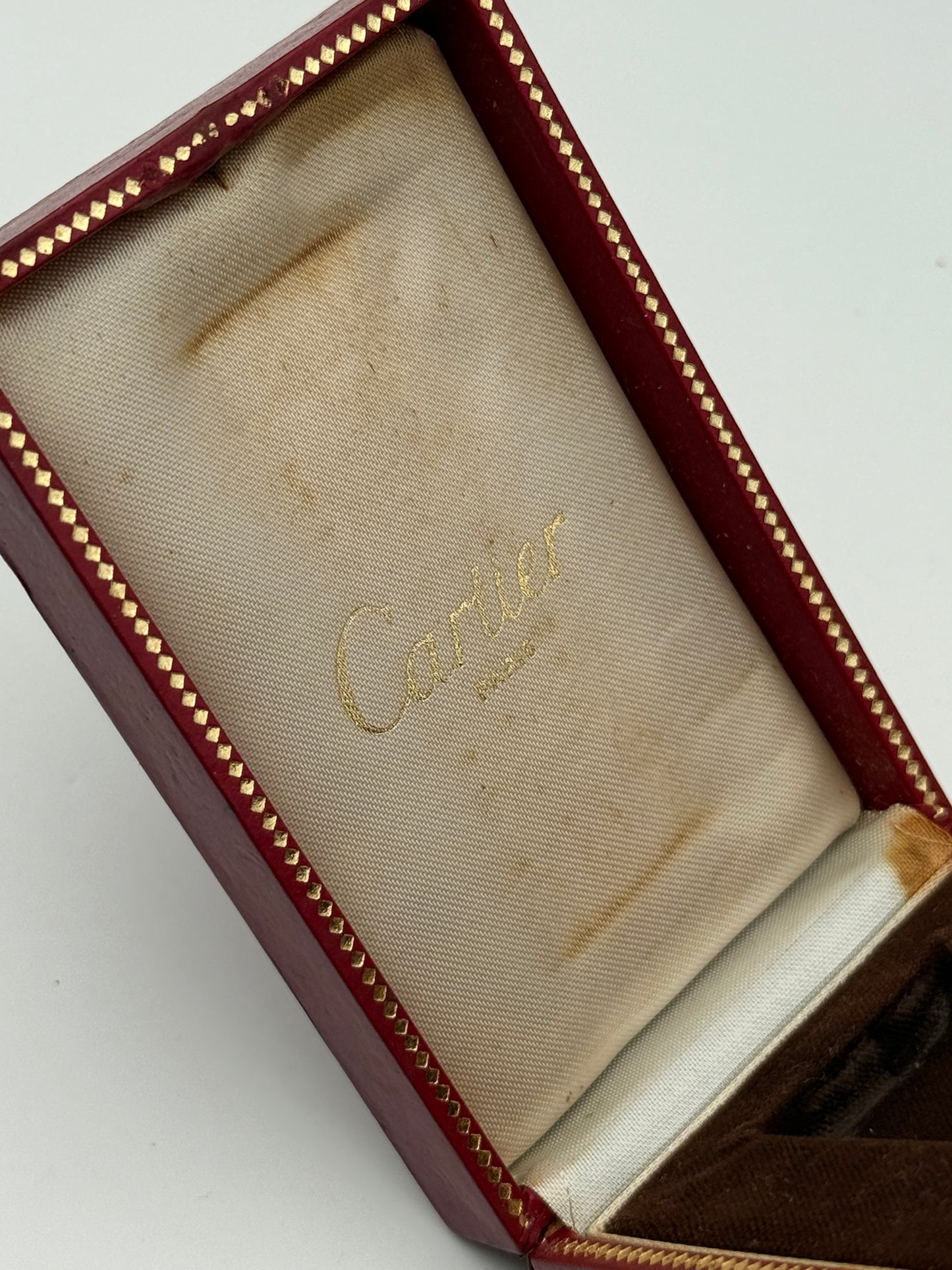 cartier vintage lighter accendino box rare scatola