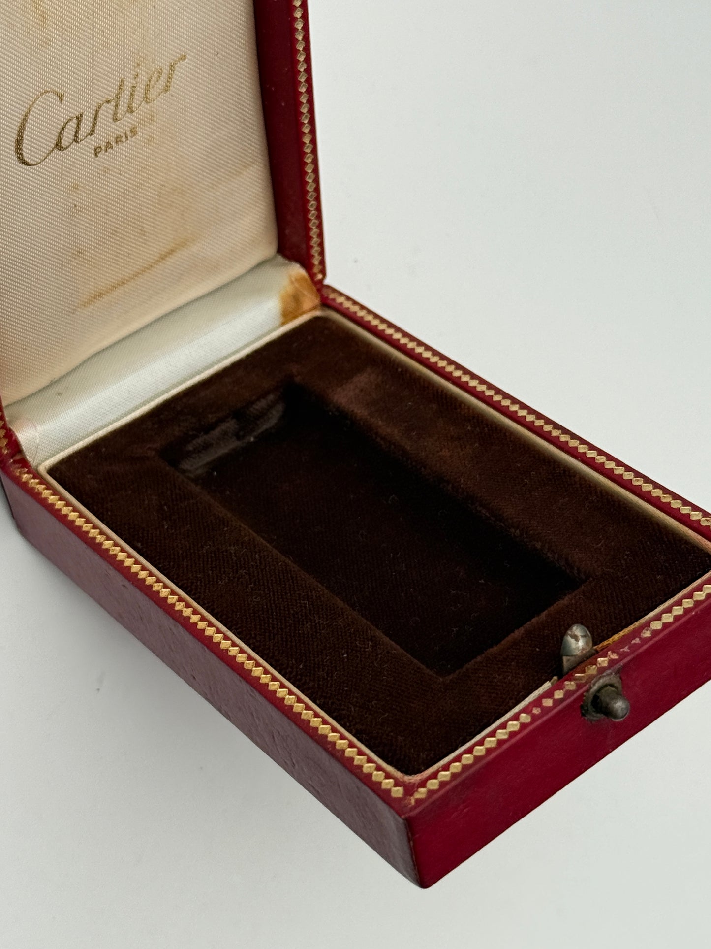 cartier vintage lighter accendino box rare scatola