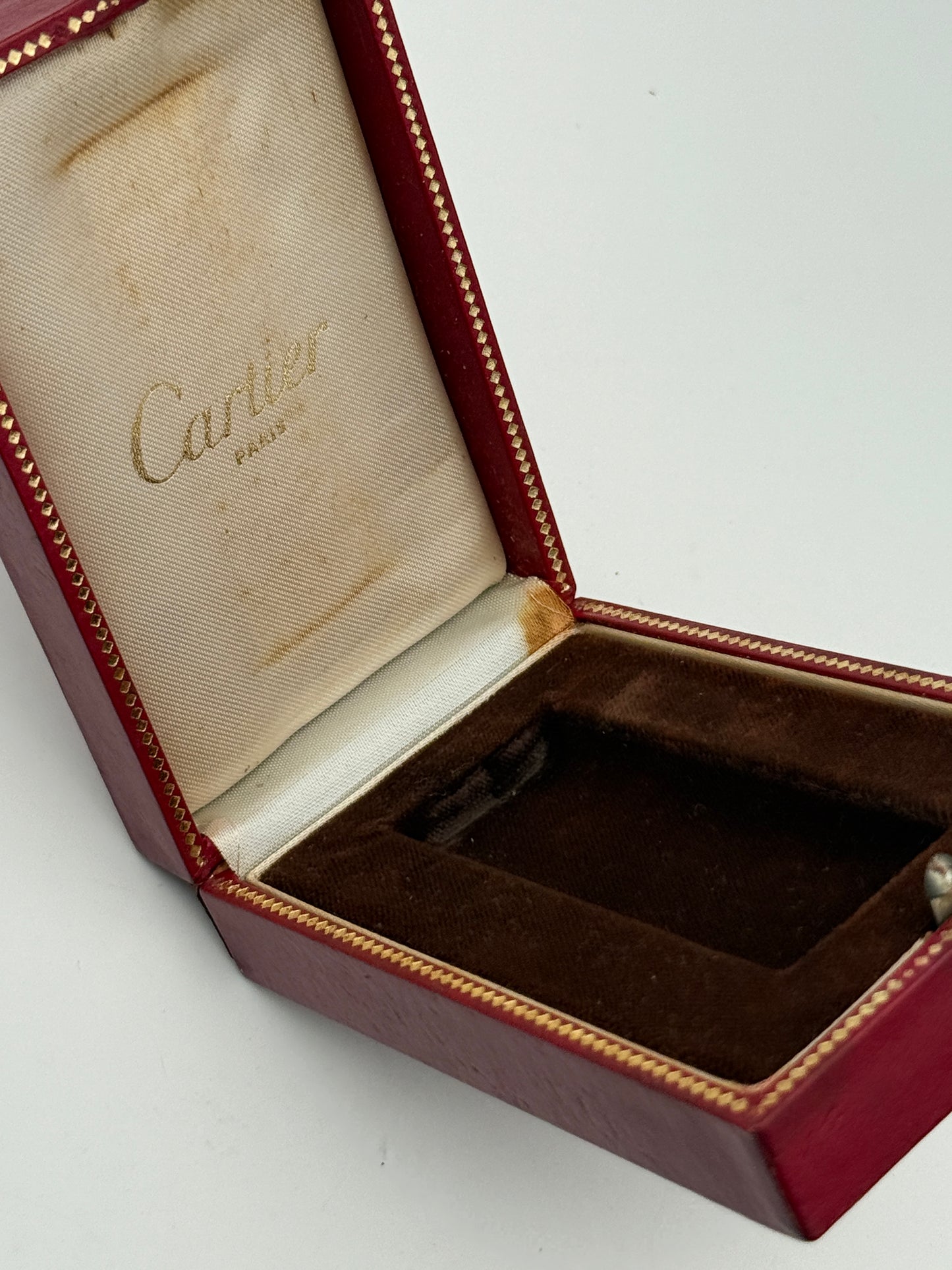 cartier vintage lighter accendino box rare scatola