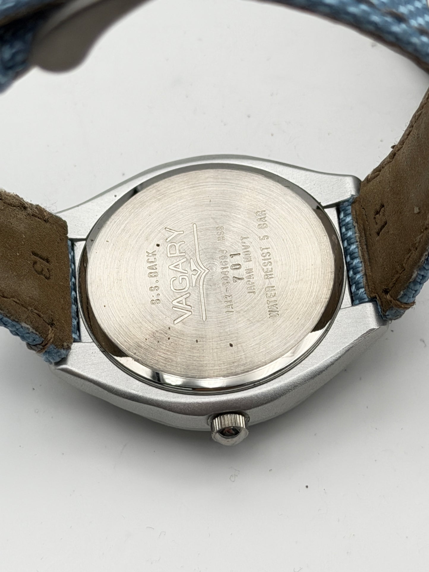 vagary quartz watch nos 34mm vintage