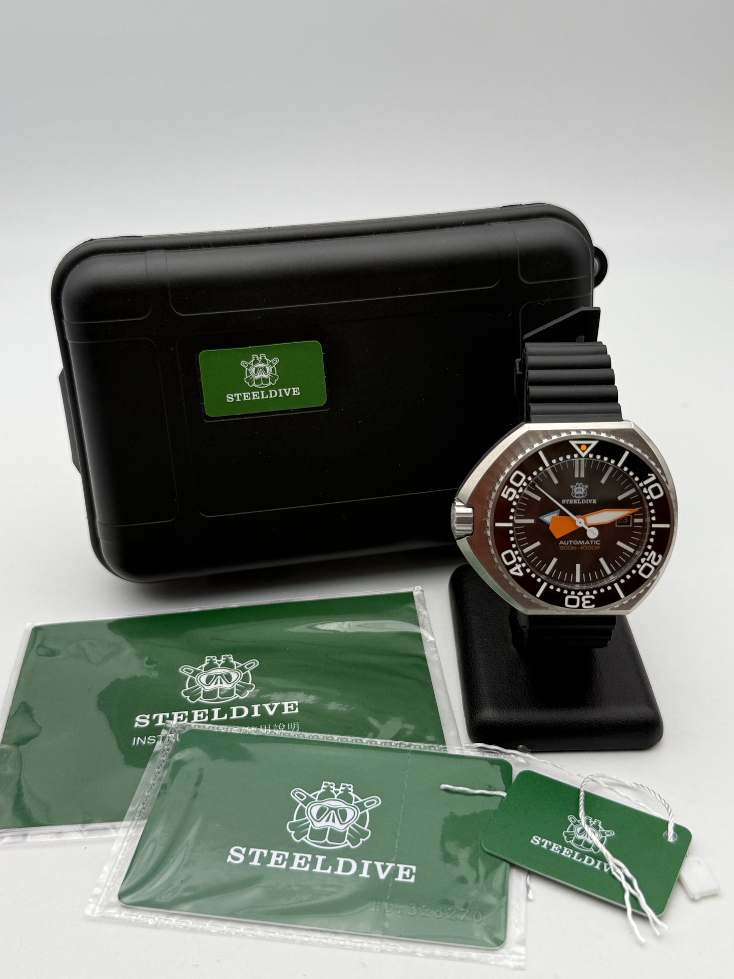 steeldive ploprof SD1985 Big Automatic Mechanical Wristwatch Ceramic Bezel 1200mt sub