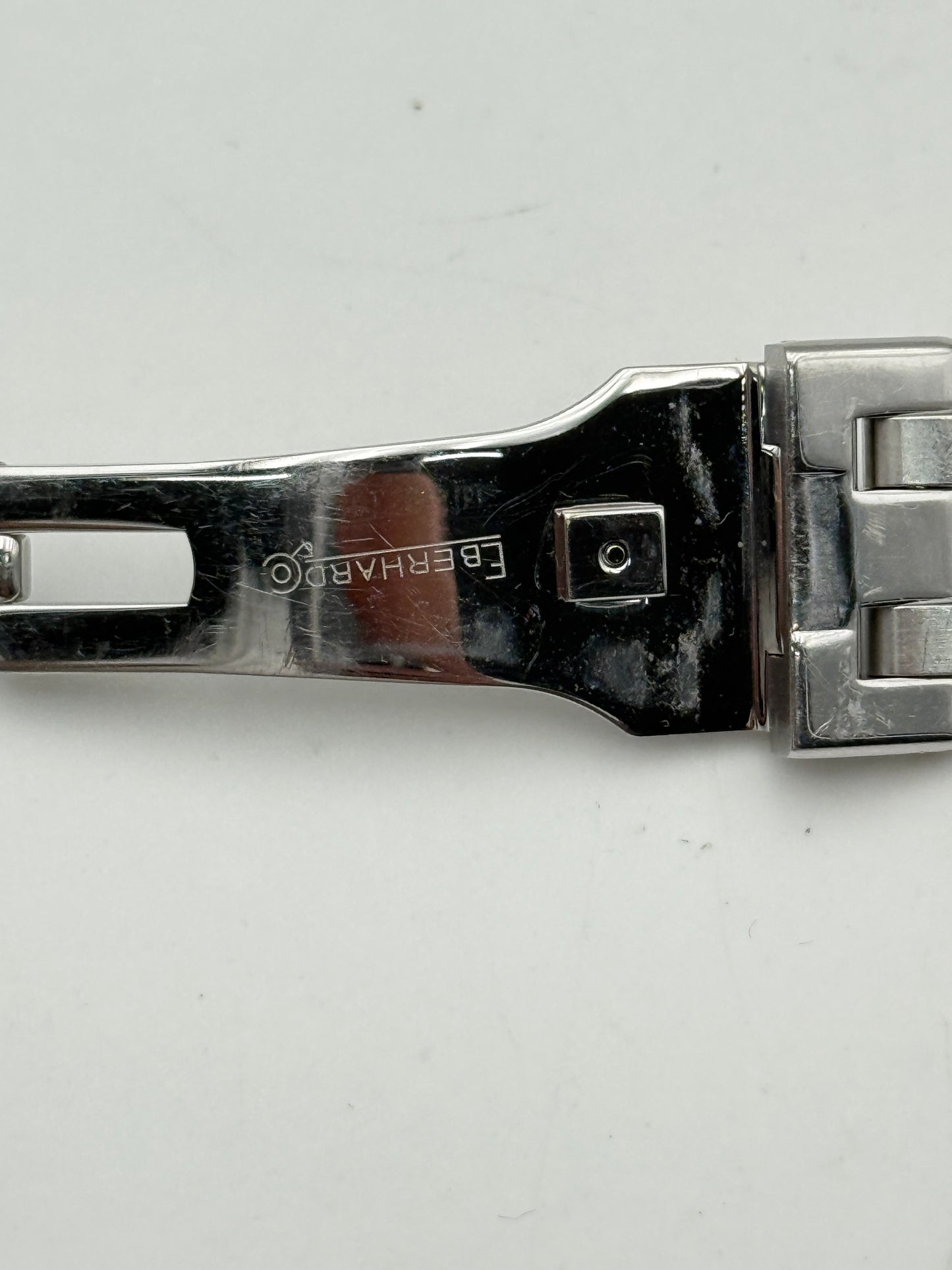 eberhard aquadate 21mm 41015 bracciale bracelet cinturino strap steel