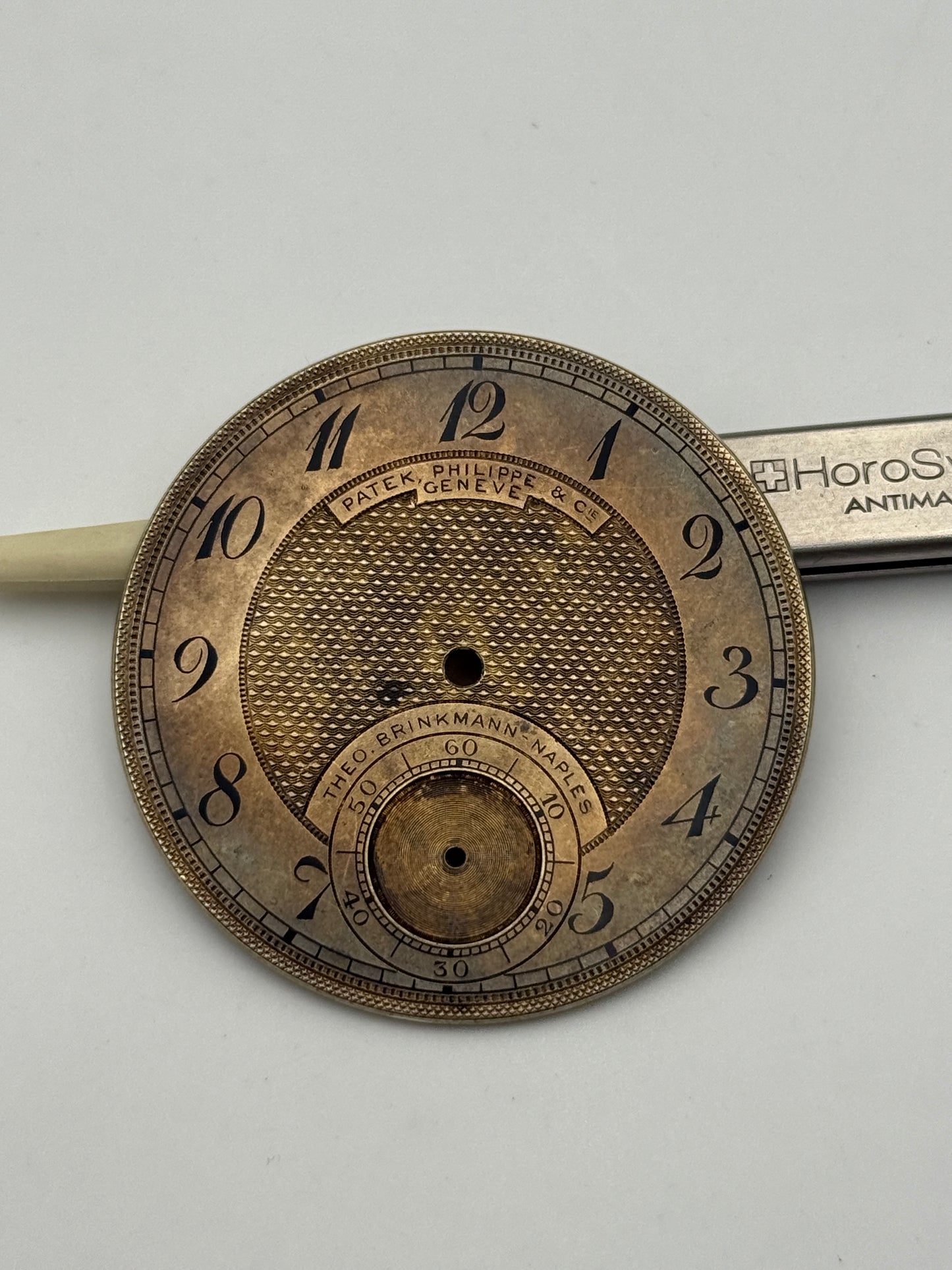 patek philippe co. cie geneve theo breinkmann-naples pocket watch dial quadrante