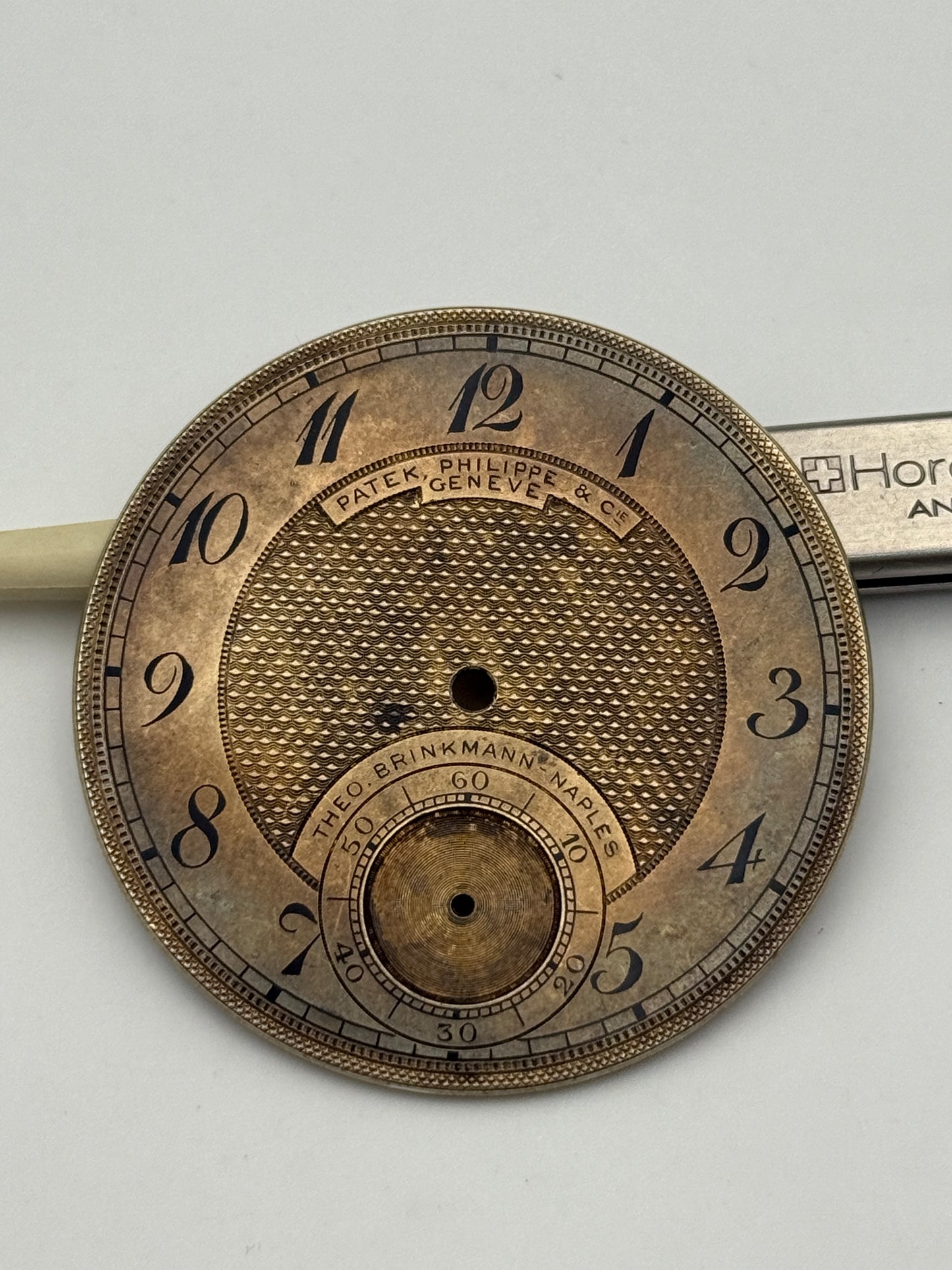 patek philippe co. cie geneve theo breinkmann-naples pocket watch dial quadrante
