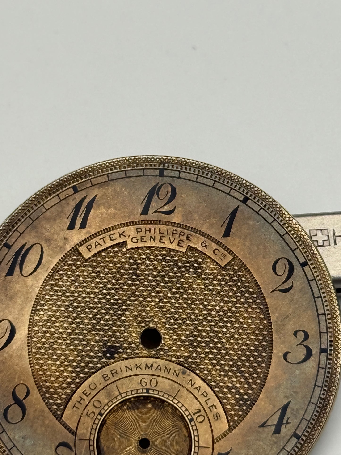 patek philippe co. cie geneve theo breinkmann-naples pocket watch dial quadrante