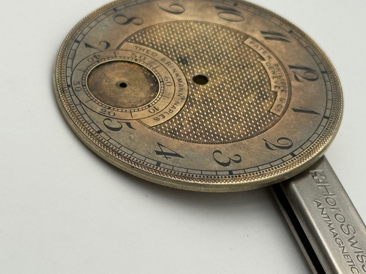 patek philippe co. cie geneve theo breinkmann-naples pocket watch dial quadrante