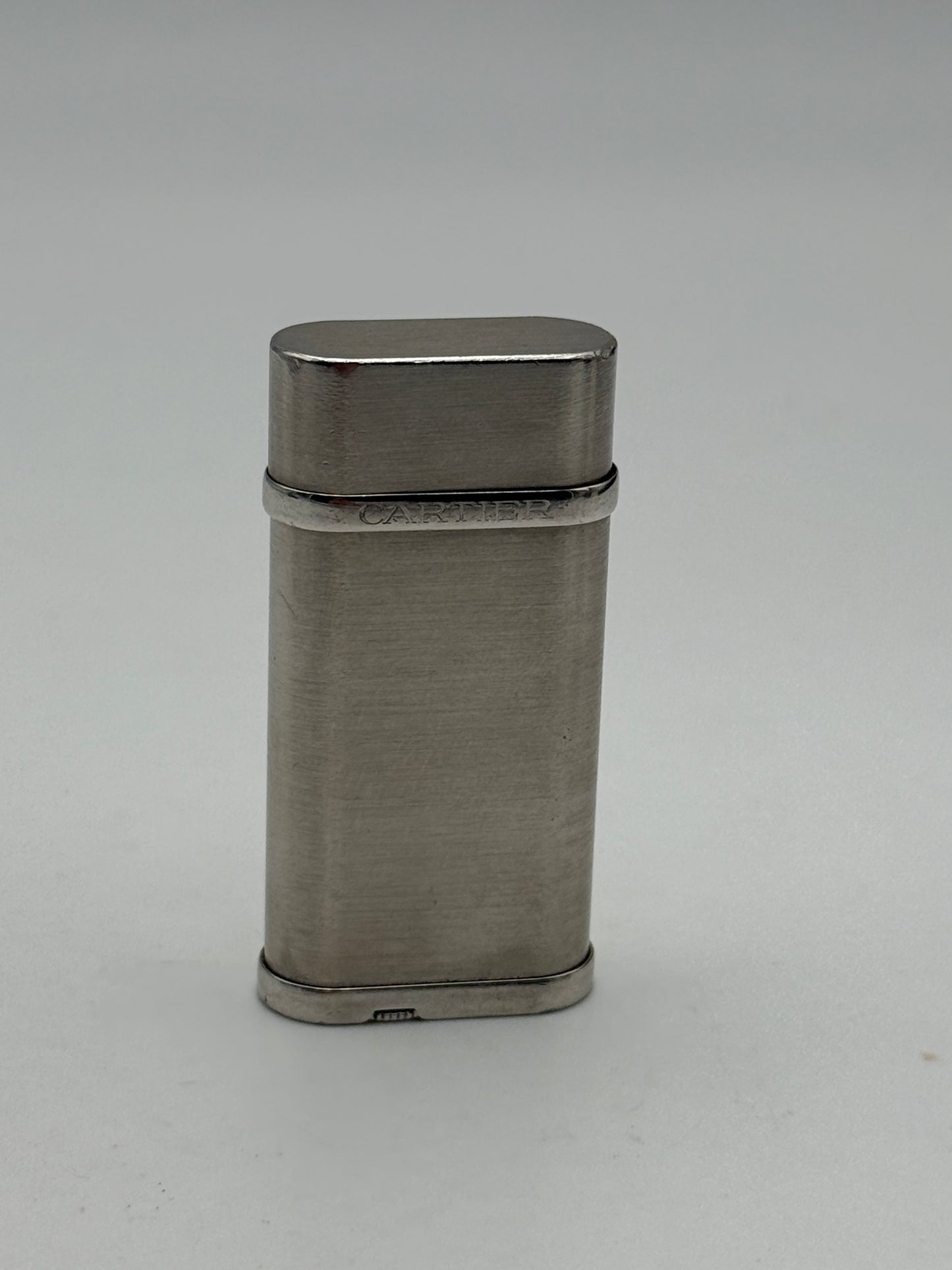 cartier lighter accendino steel