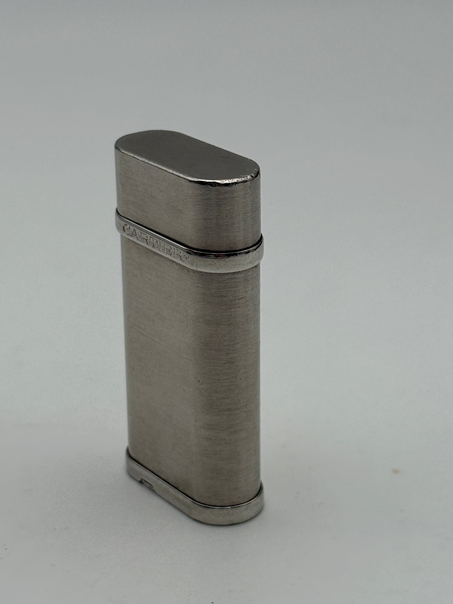 cartier lighter accendino steel