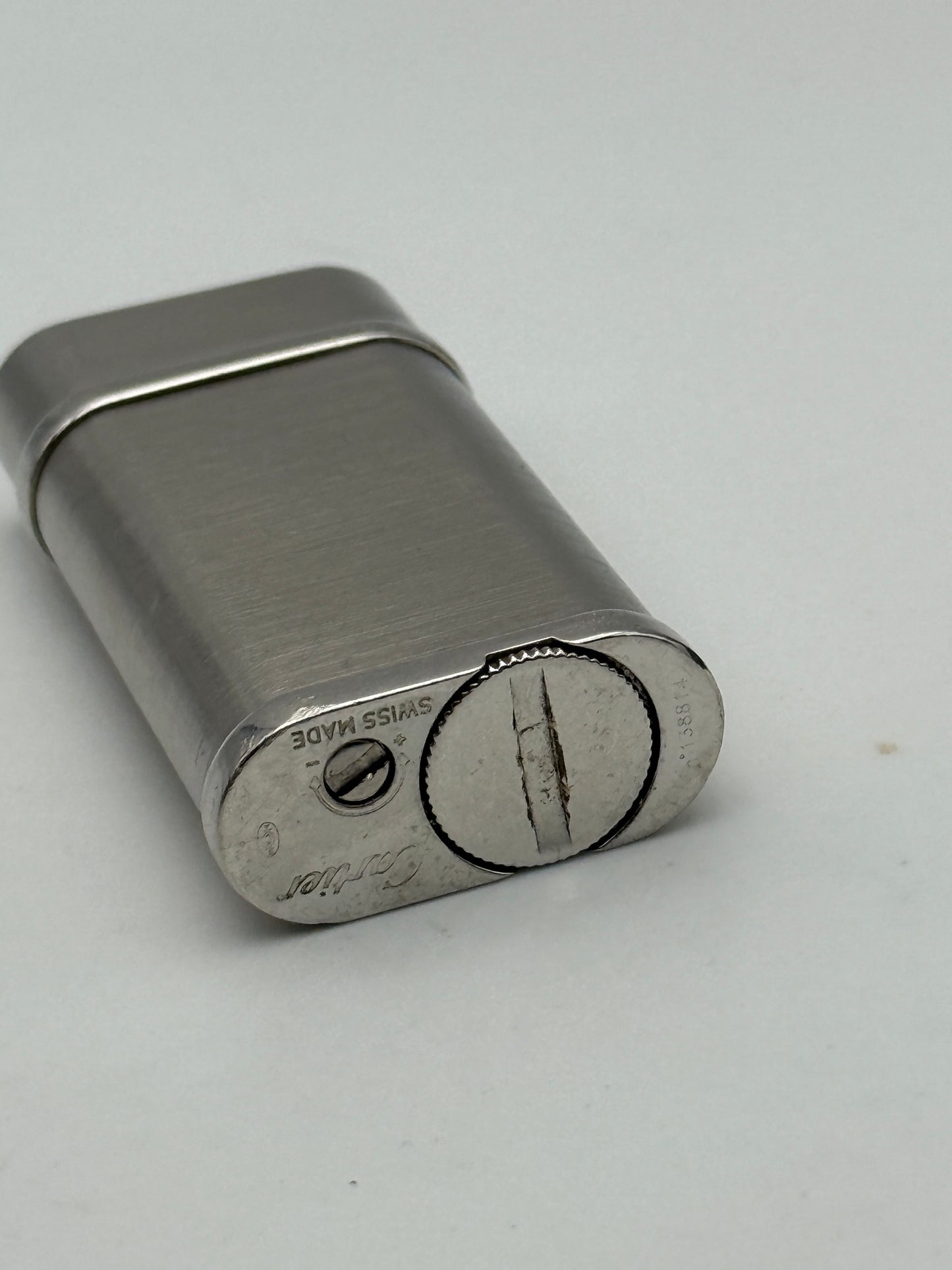 cartier lighter accendino steel