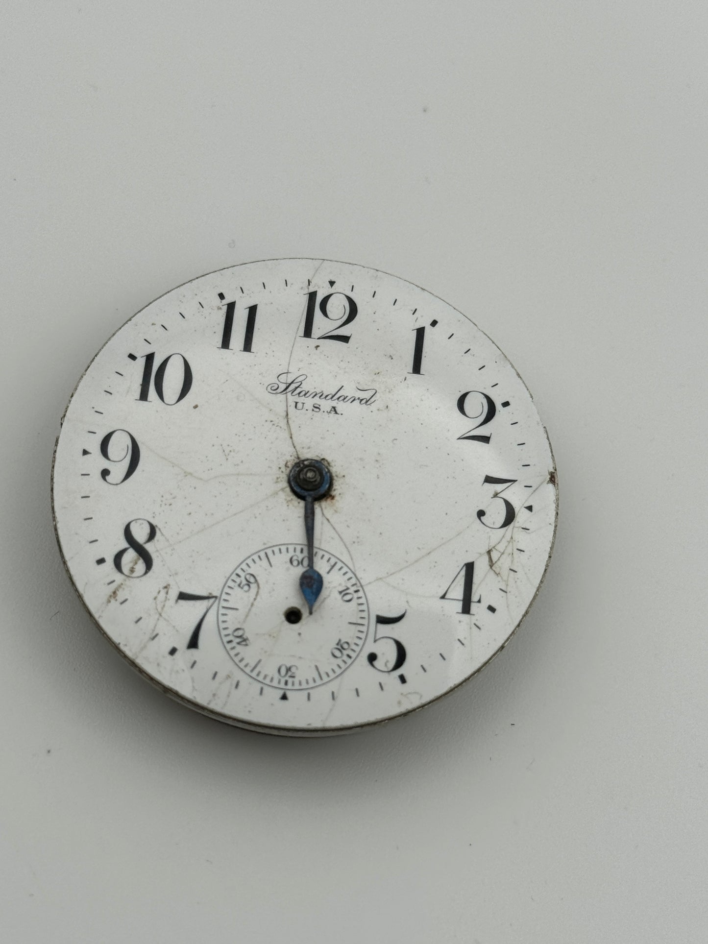 standard usa excelsior 45mm pocket watch movement movimento