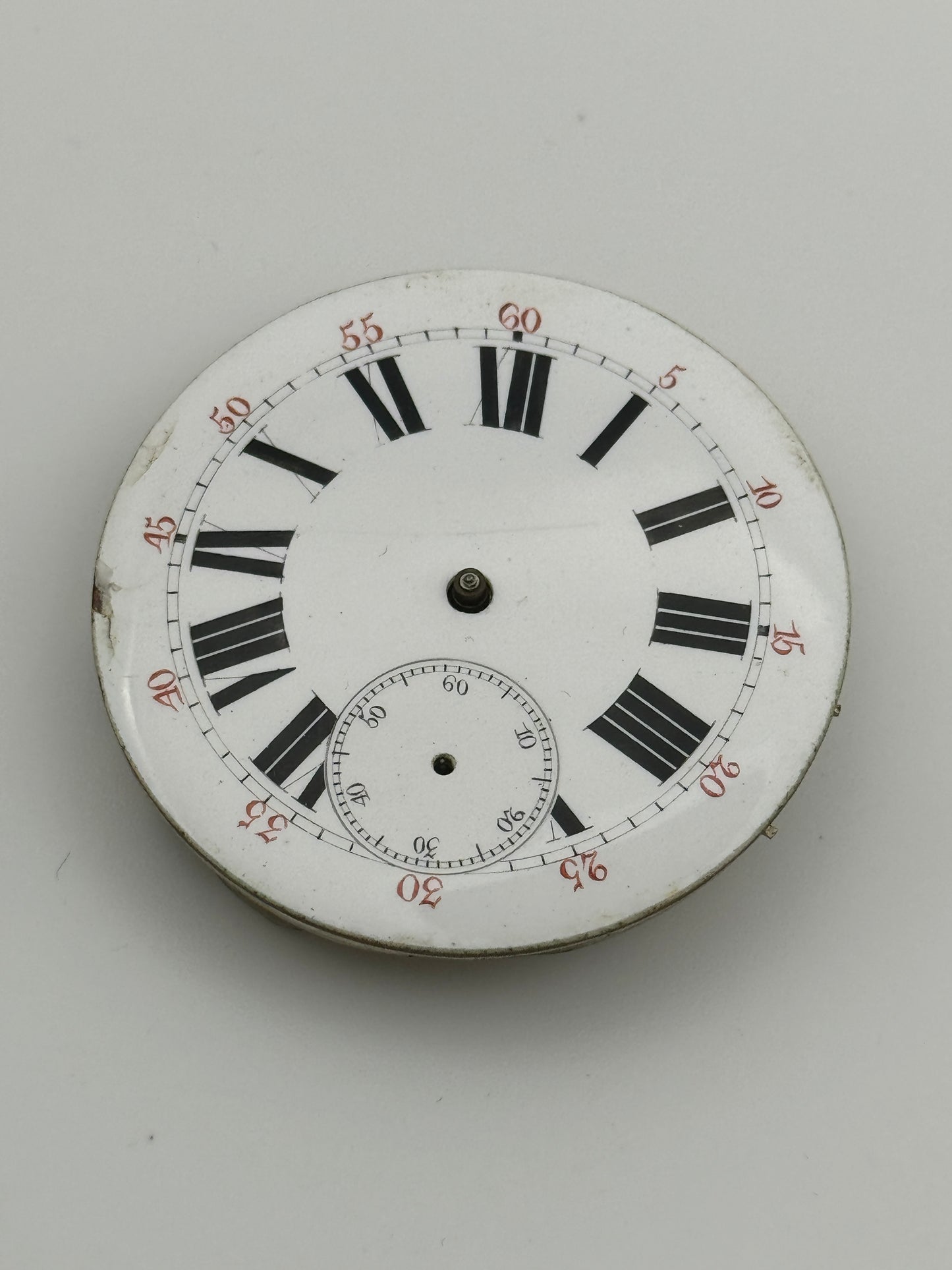 Anonimo cylinder pocket watch movement movimento chiavetta keys big size 45mm