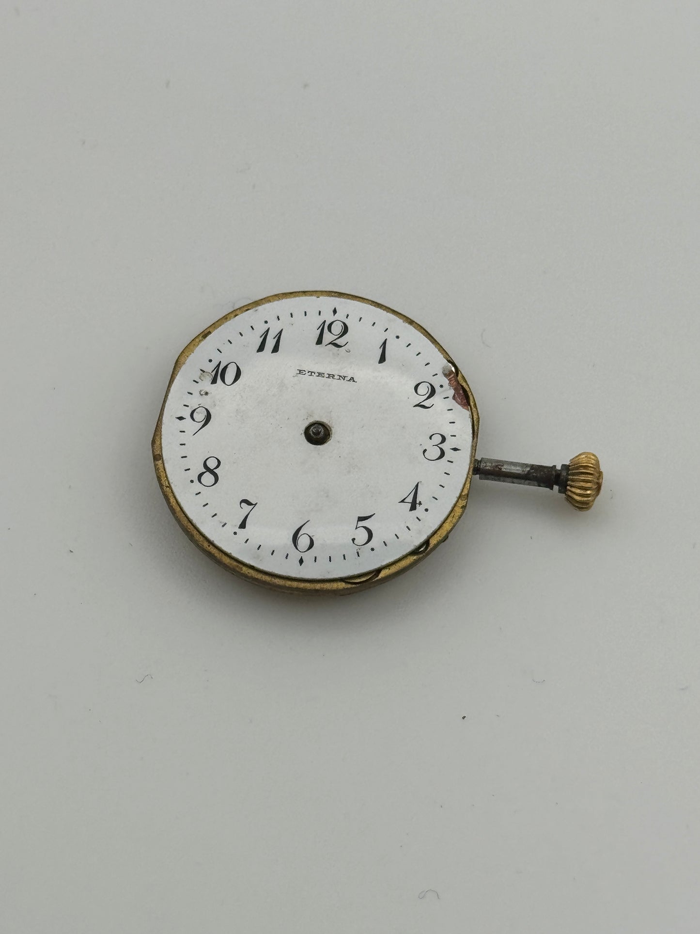 Eterna 900s movement movimento cylinder cilindro 1513553 pocket watch rare 26mm