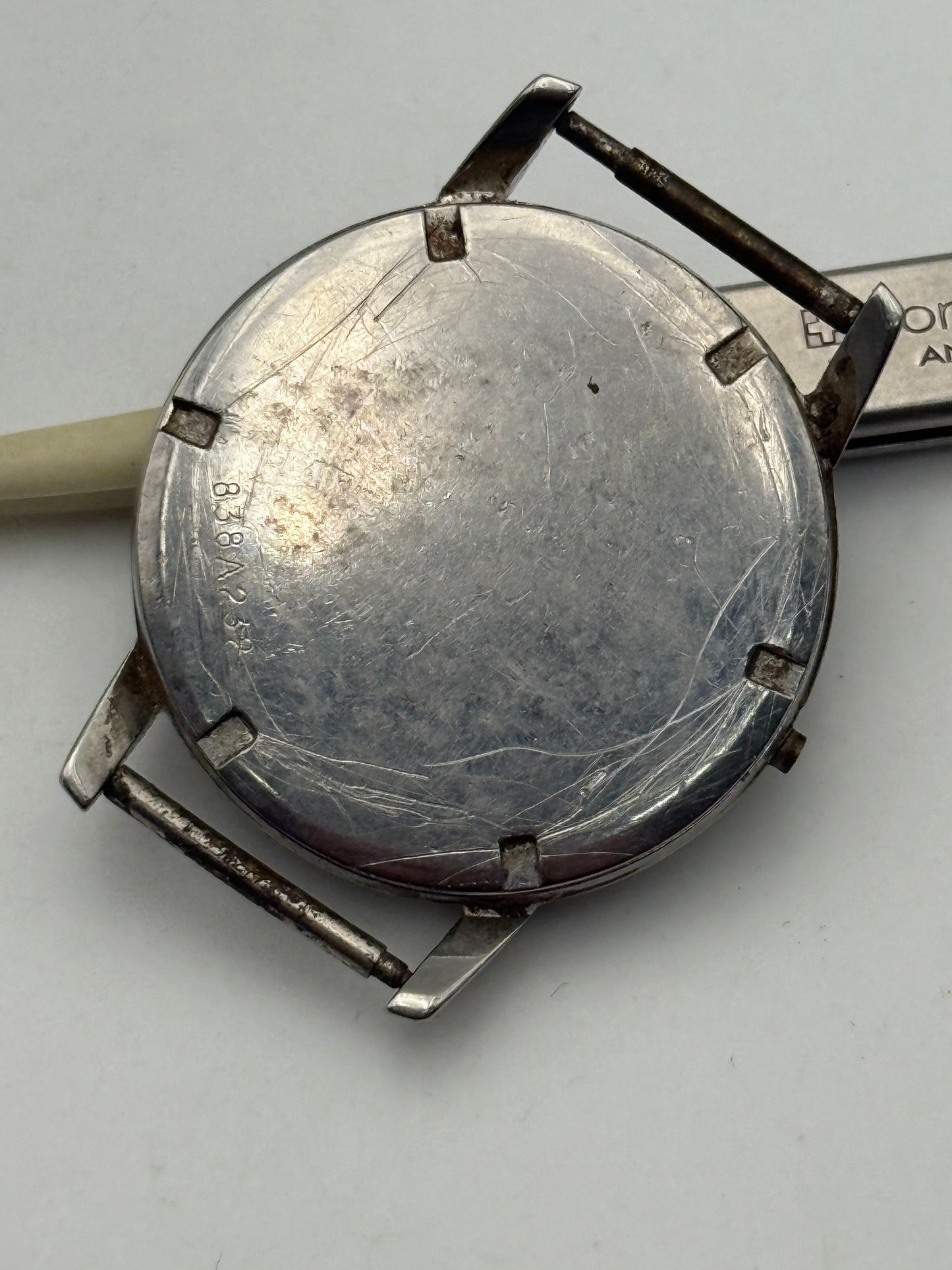 zenith 2542-2552c 34mm steel case cassa