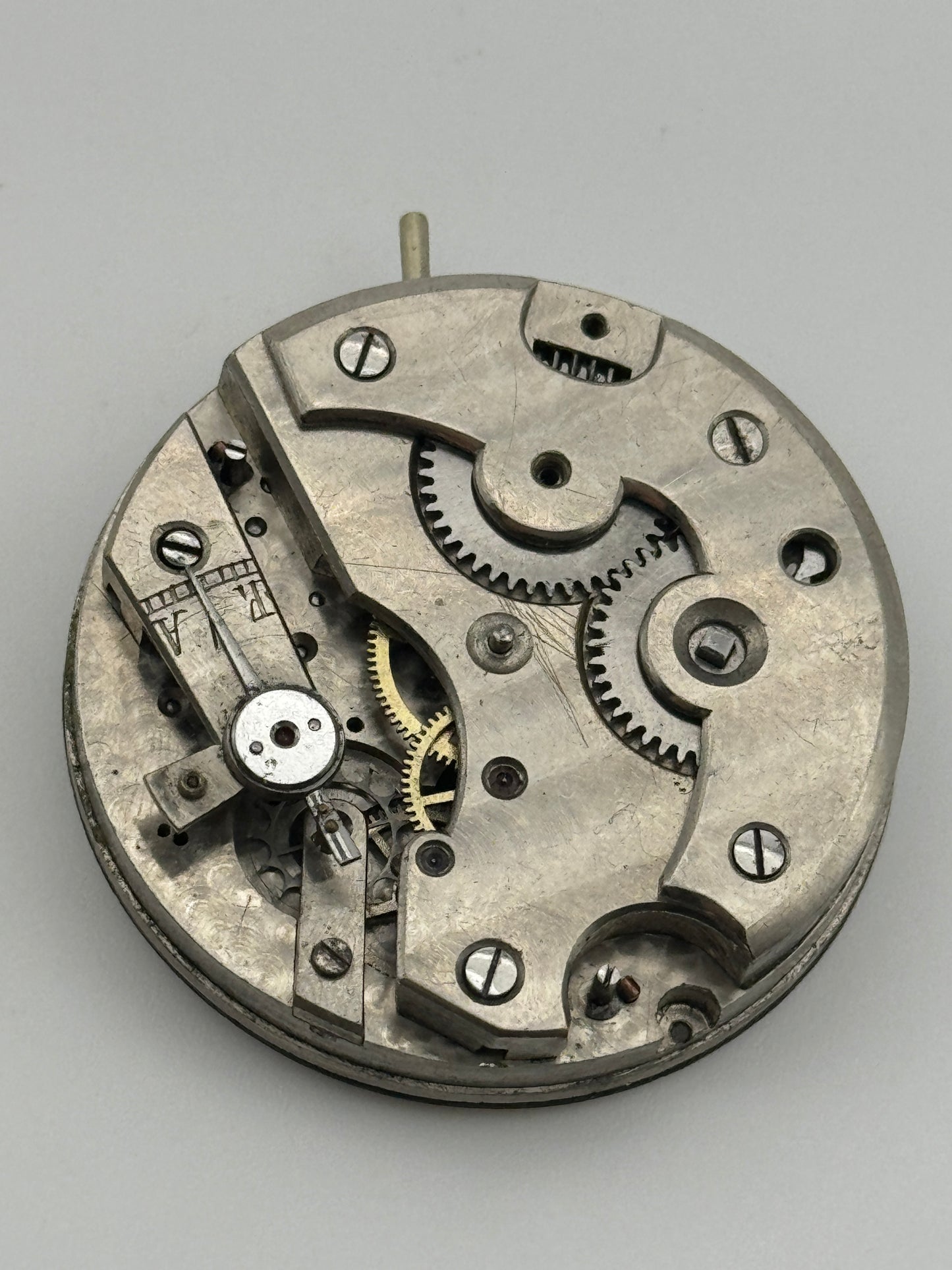 Anonimo pocket watch movement movimento calendar 40.8mm