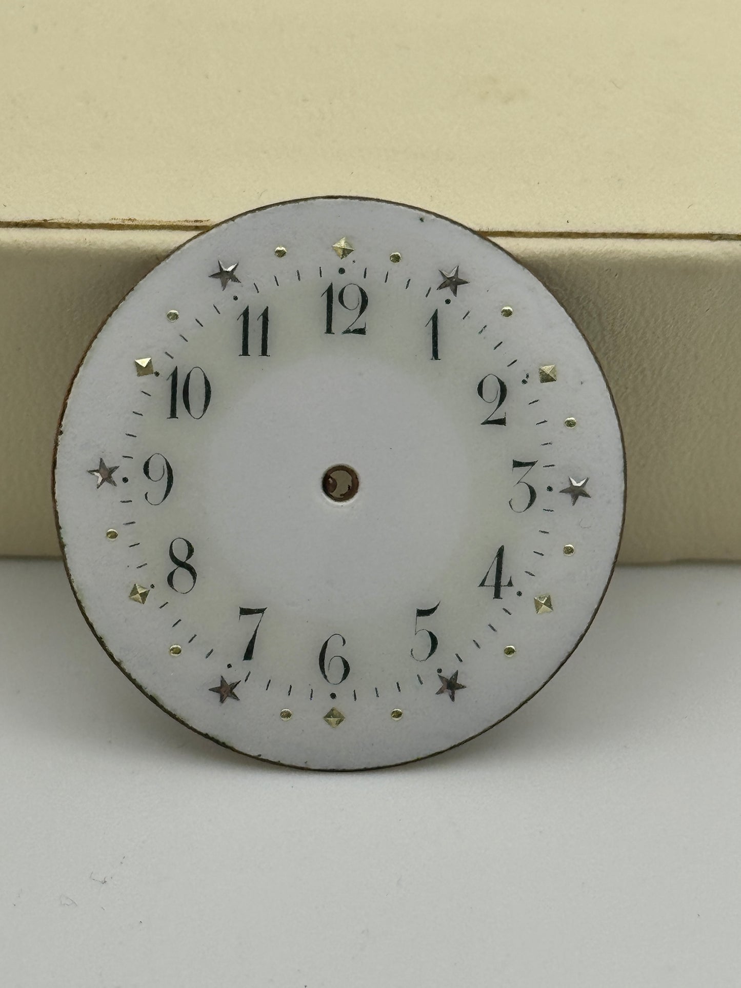 Anonimo pocket watch dial quadrante porcellana cylinder 32.7mm