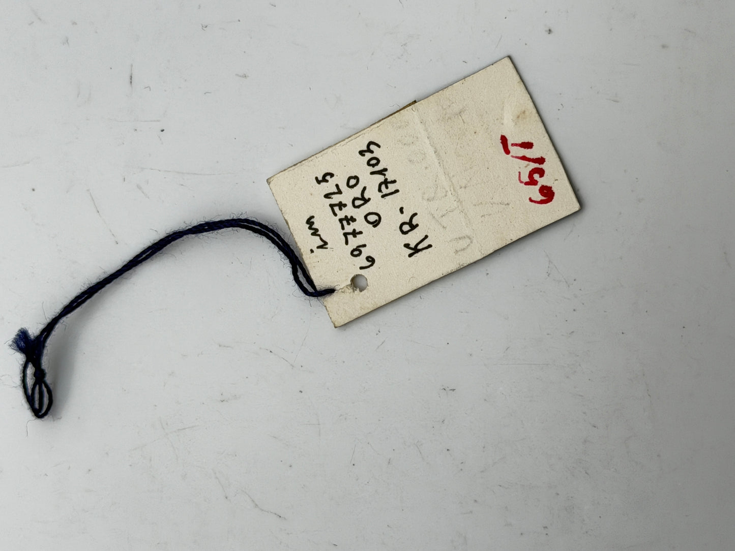 tissot tag cartellino vintage