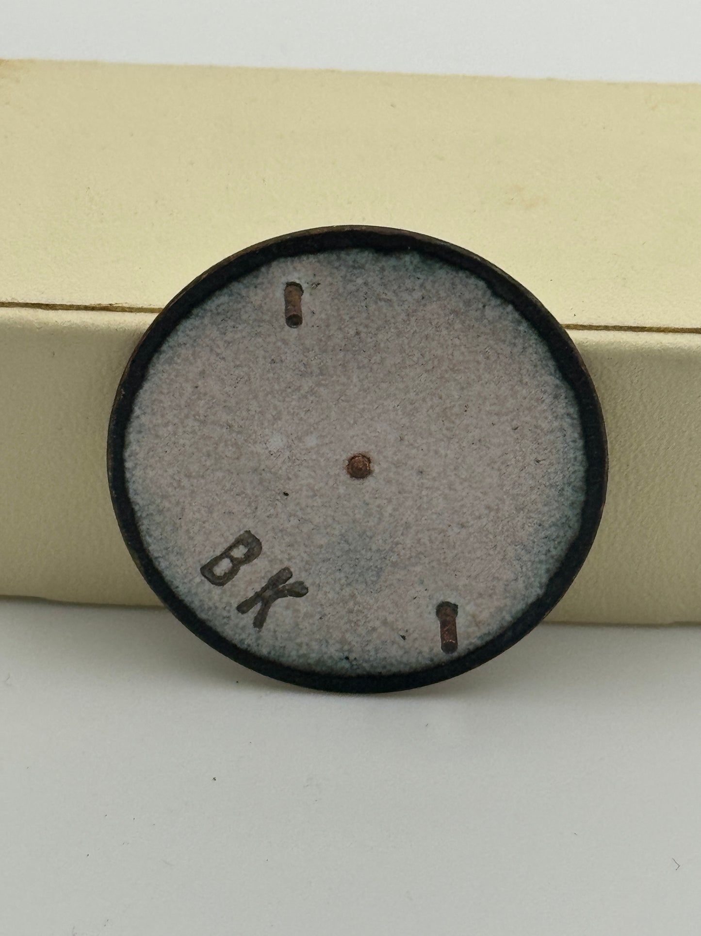 Anonimo pocket watch dial quadrante porcellana cylinder 32.5mm