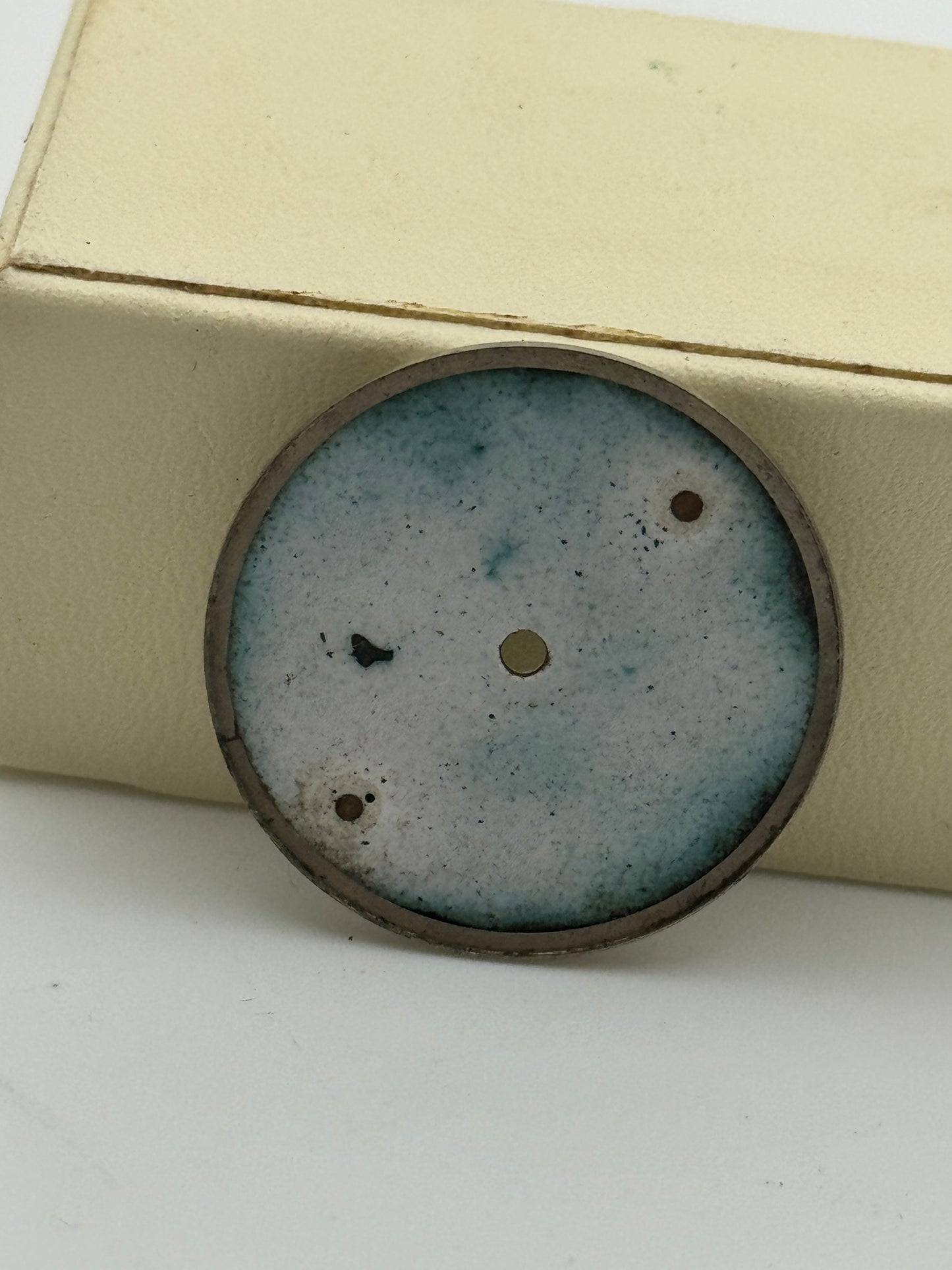 Anonimo pocket watch dial quadrante porcellana cylinder 25.8mm