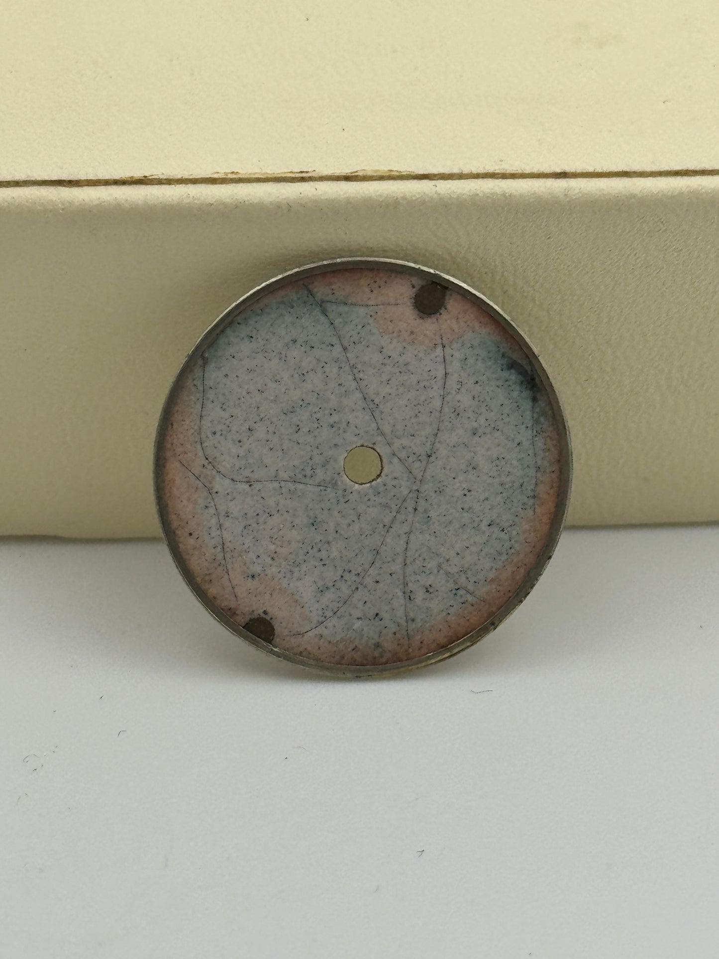Anonimo porcelain dial quadrante pocket watch cylinder 23.4mm