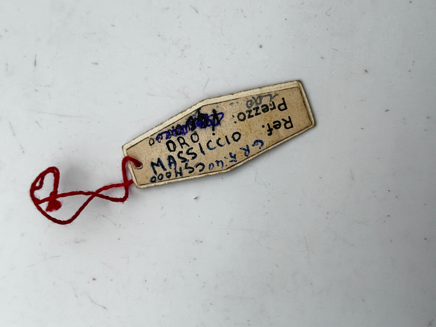 sarcar tag cartellino vintage