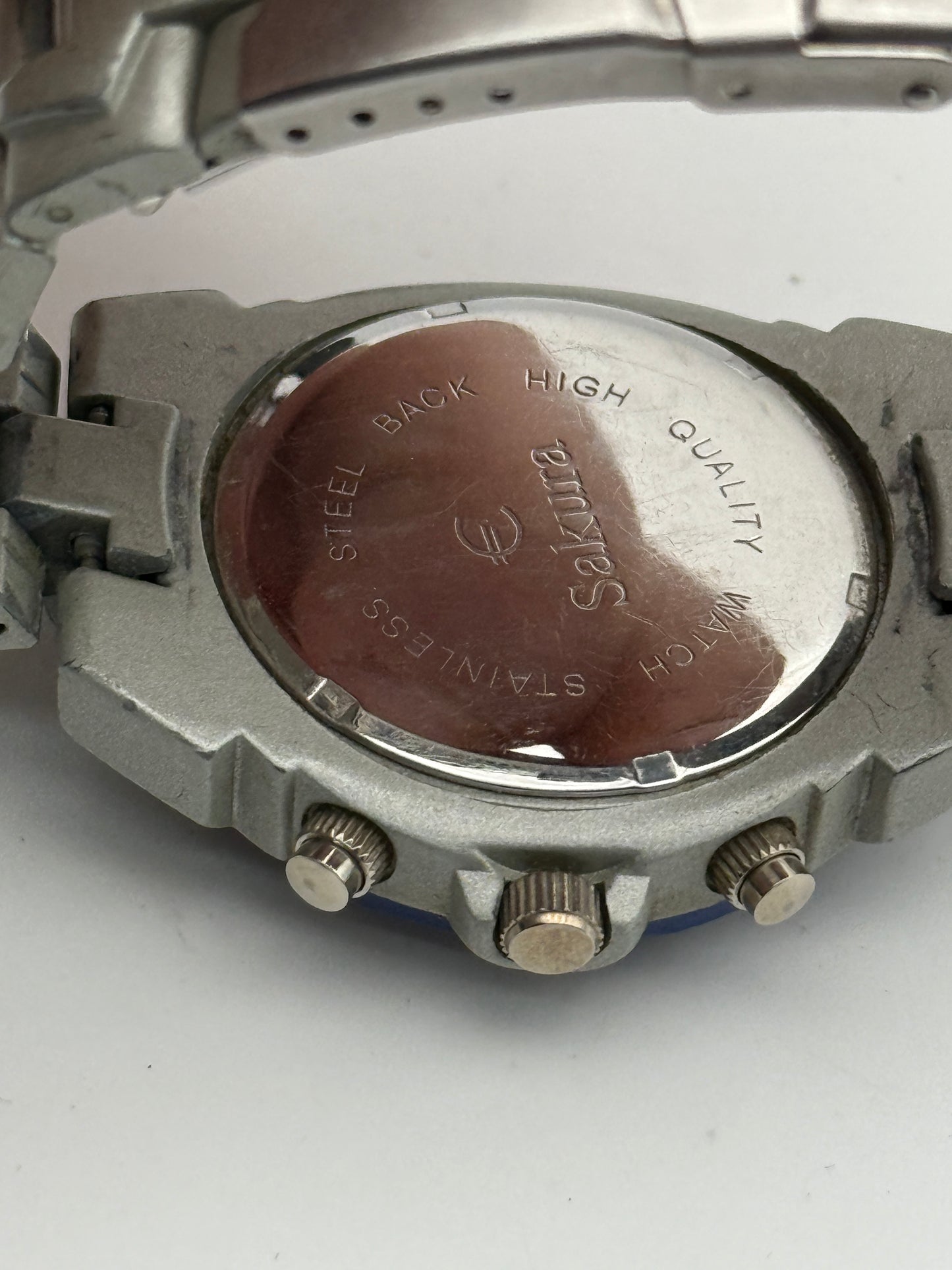 sakura quartz watch 40mm