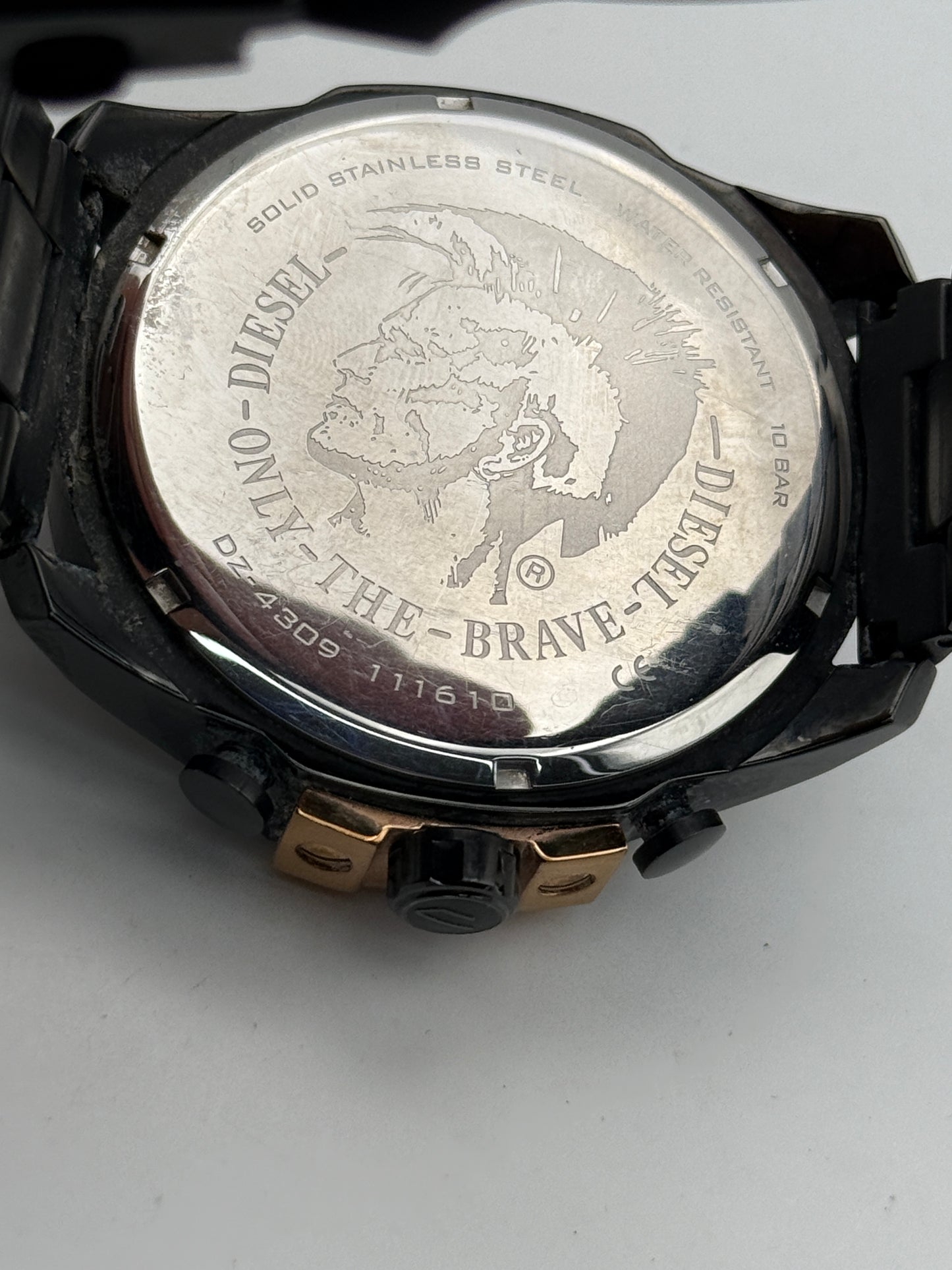 diesel only the brave chronograph dz-4309 111610 54mm