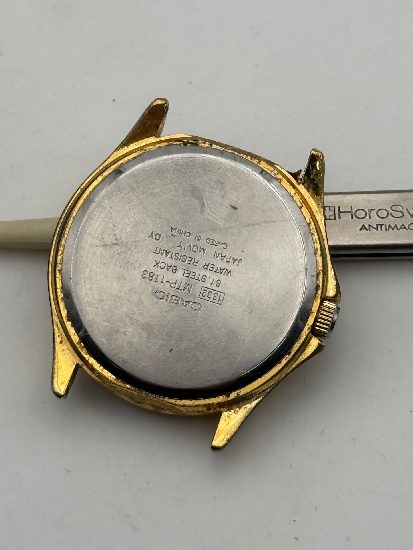casio quartz 1332 mtp-1183 39mm