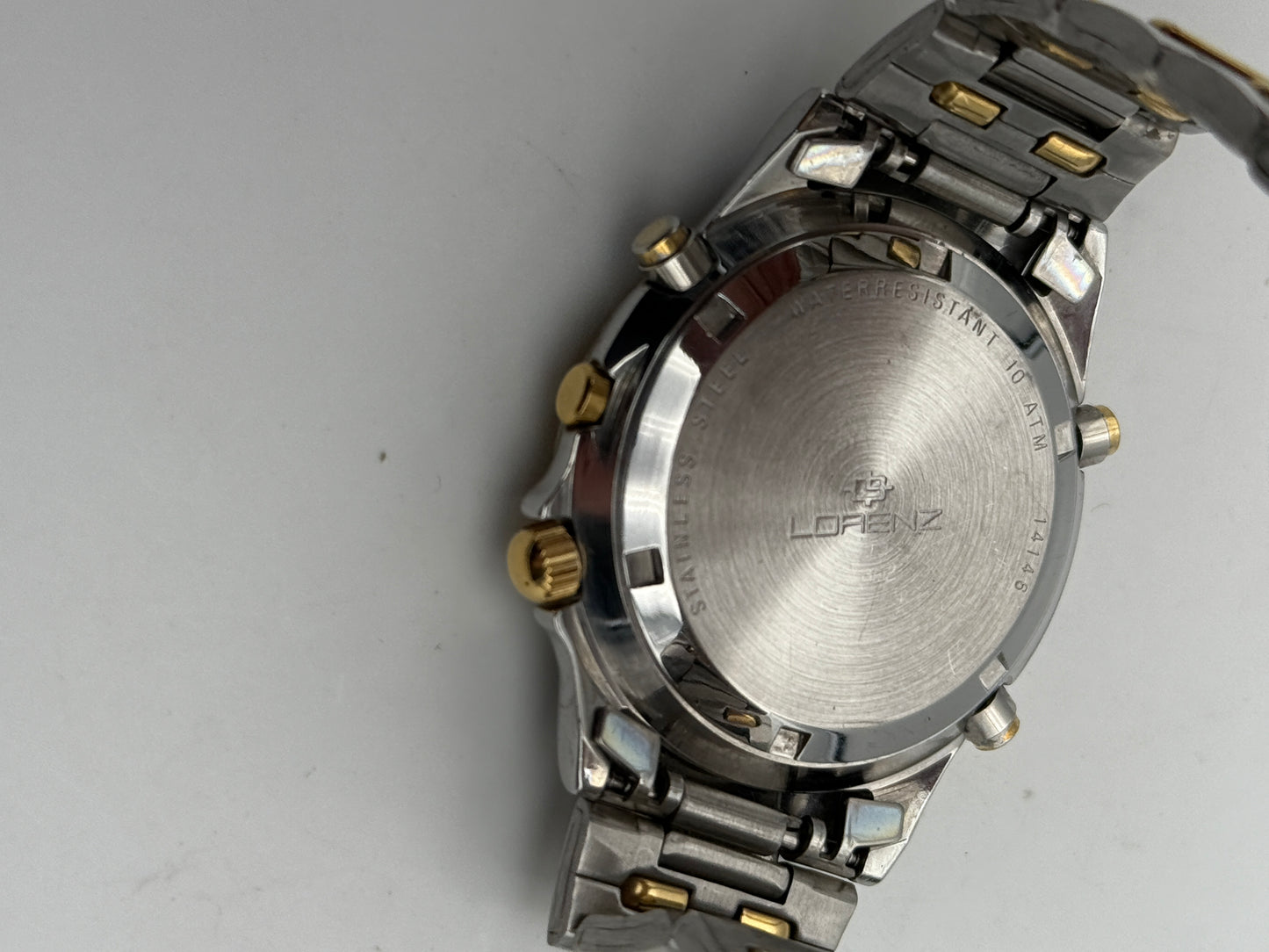 lorenz chrono 3s10 14146 39.5mm quartz vintage