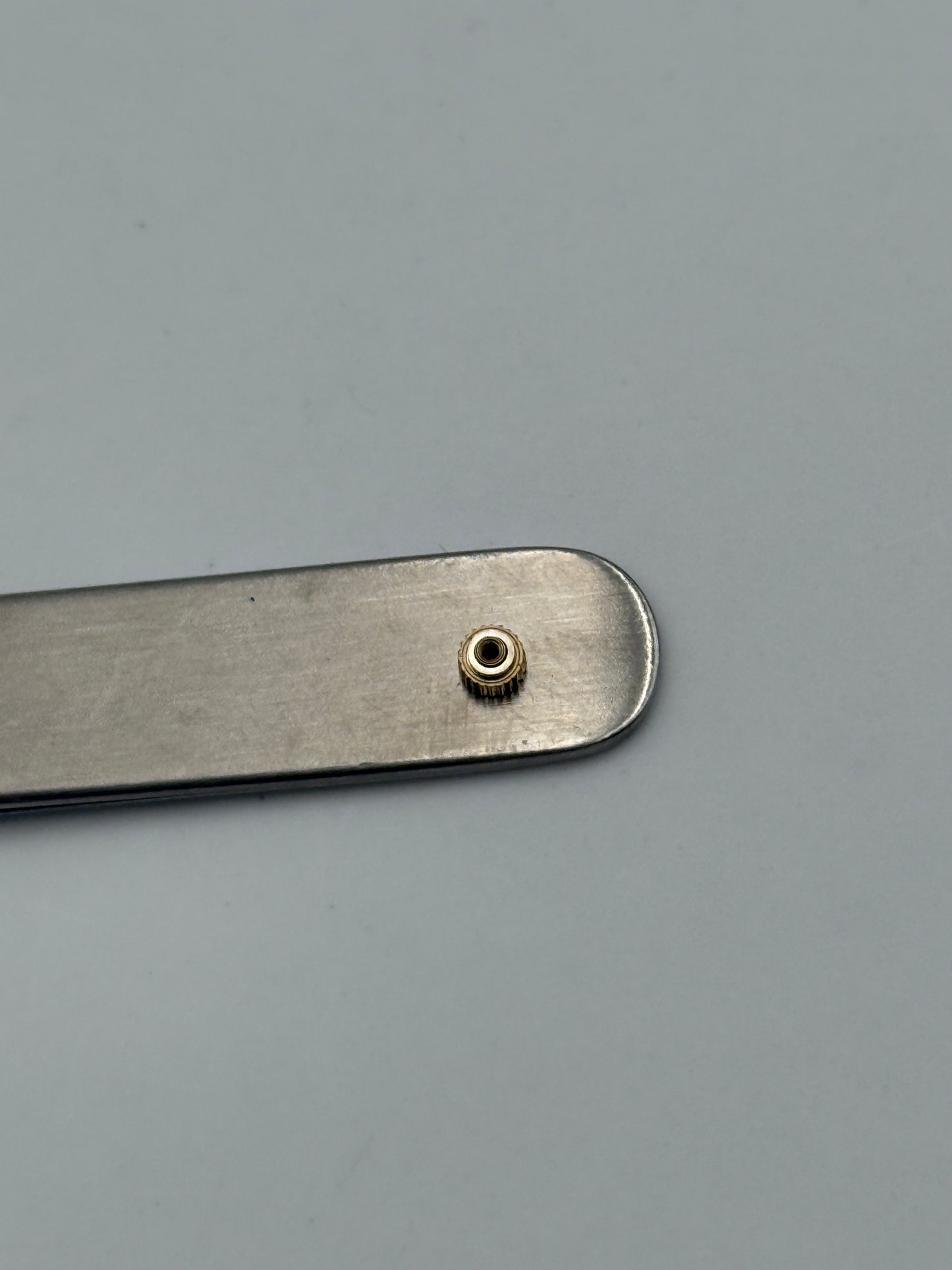 Zenith corona crown dustproof antipolvere 3x1.5mm gold plated