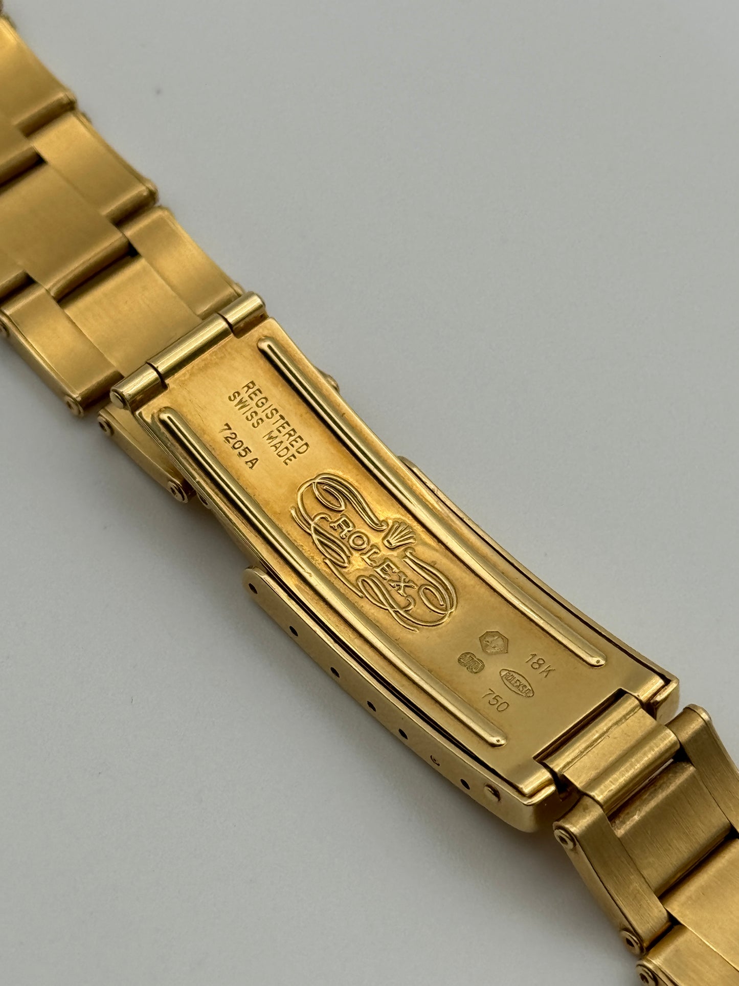 Rolex 6263 18kt bracelet bracciale rivetti riveted 7205 19mm cosmograph Daytona