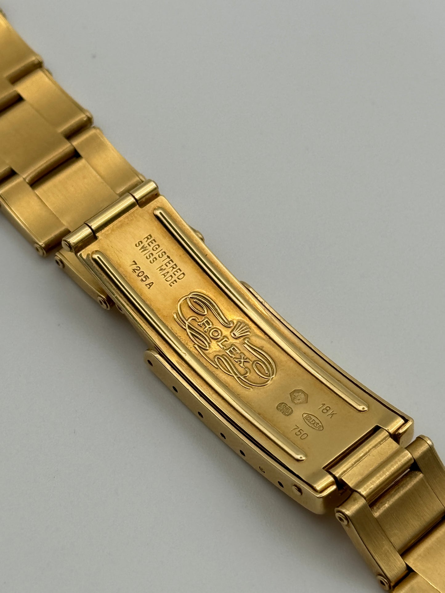 Rolex 6263 18kt bracelet bracciale rivetti riveted 7205 19mm cosmograph Daytona