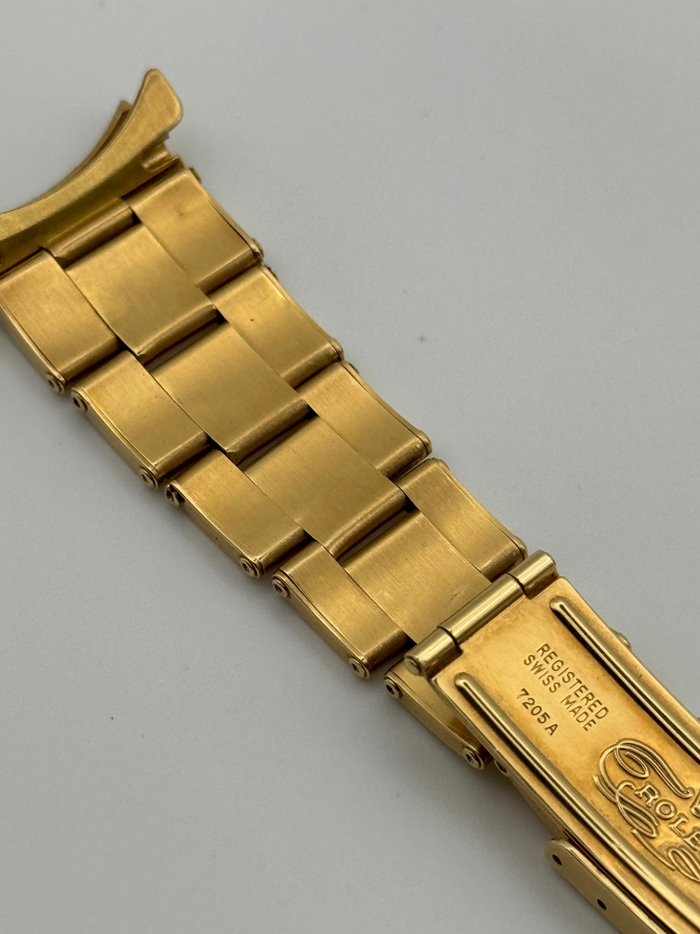Rolex 6263 18kt bracelet bracciale rivetti riveted 7205 19mm cosmograph Daytona