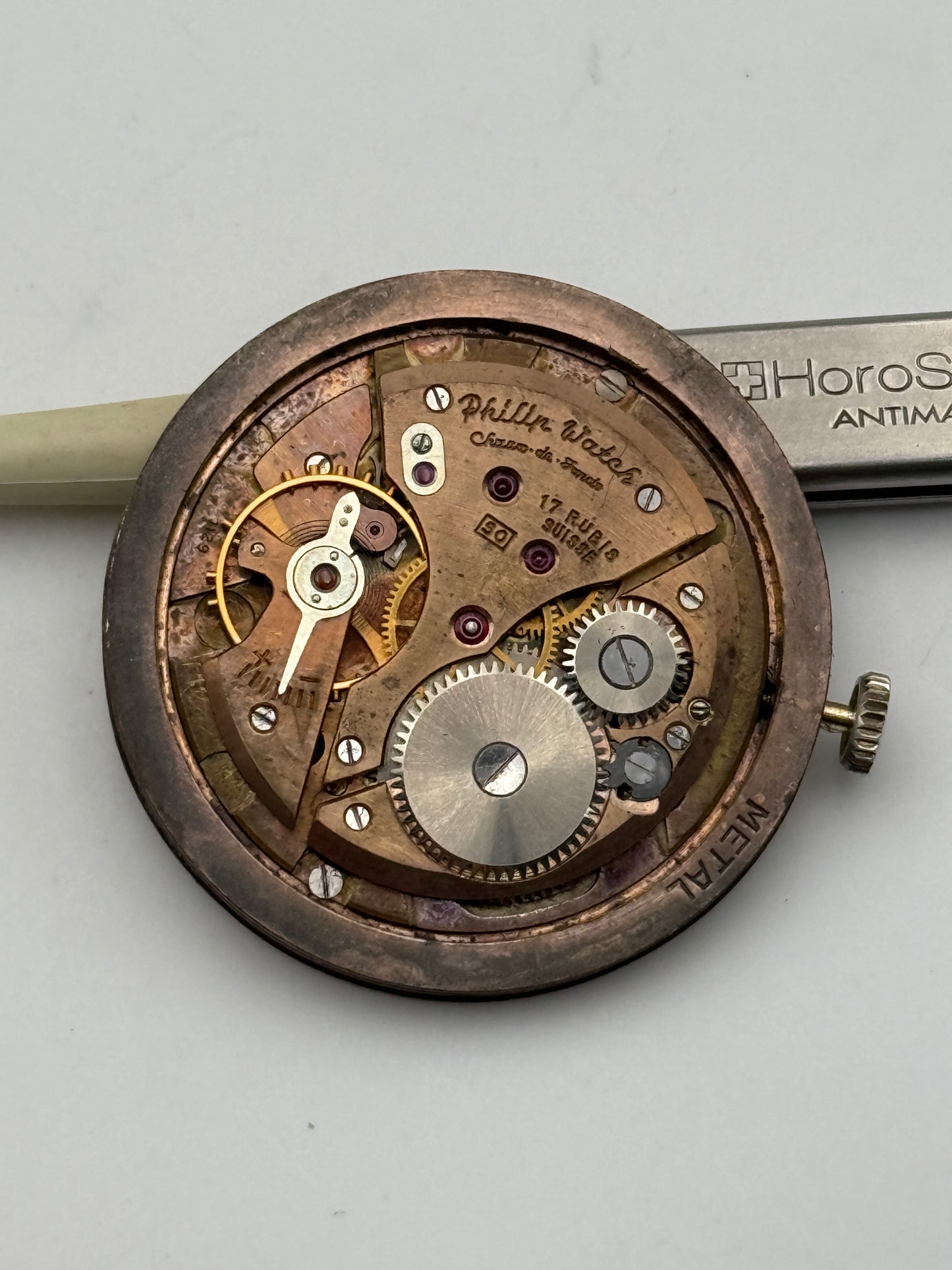 philip watch la chaux de fonds jumbo 50 1129 eta movement movimento