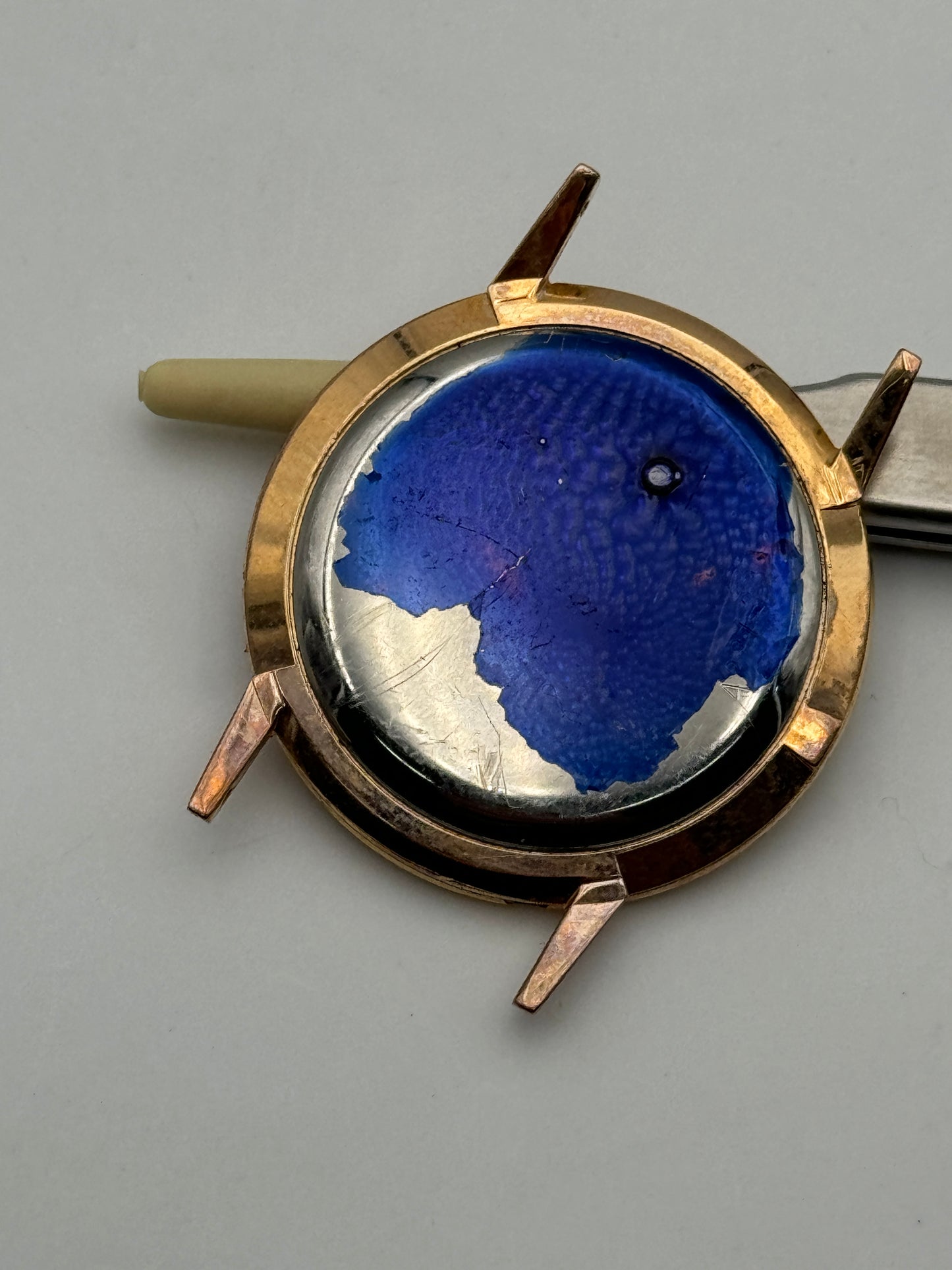 Zenith cassa case gold plated 34mm