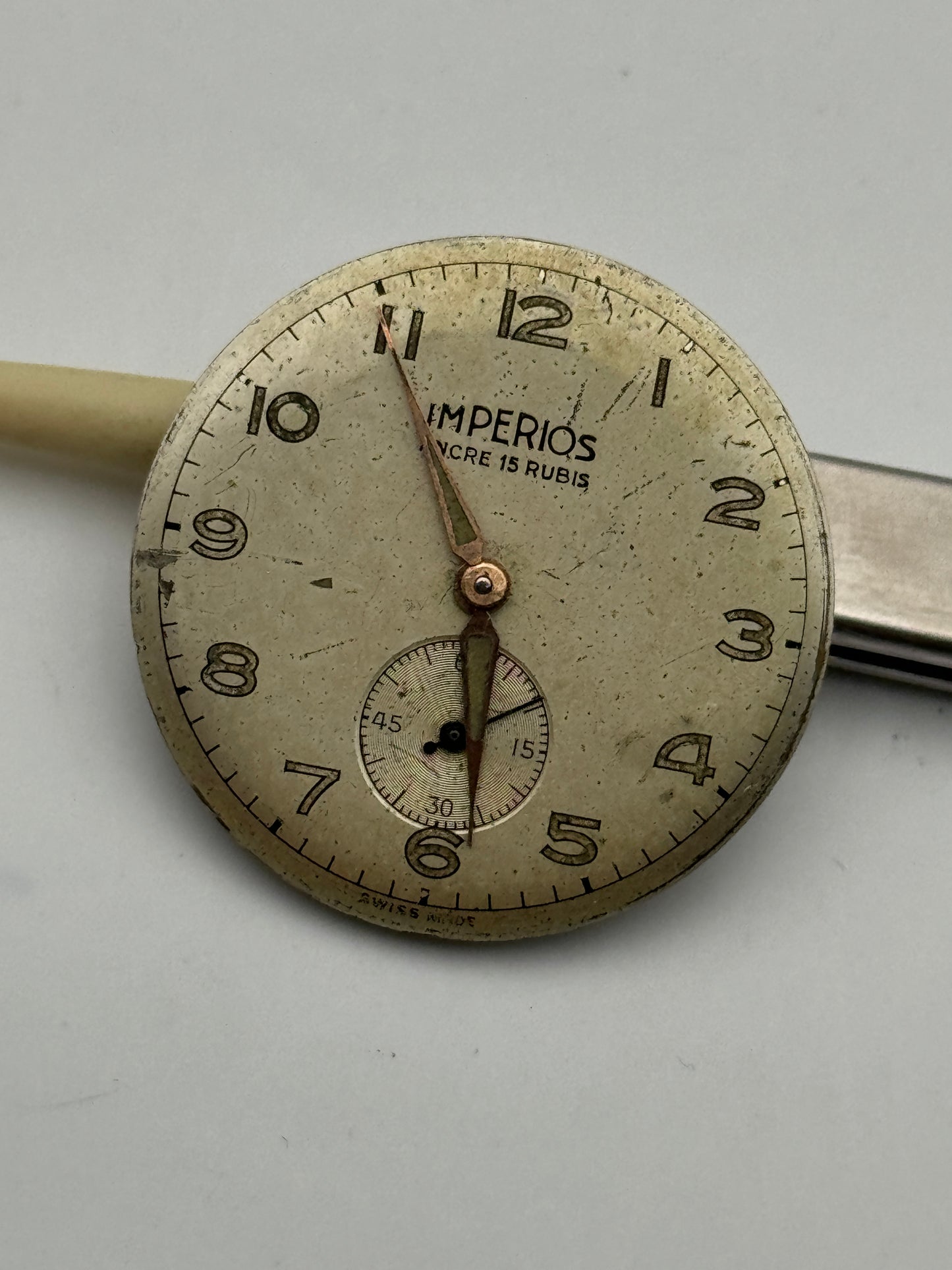 imperios 15 jewels movement movimento 25.7mm