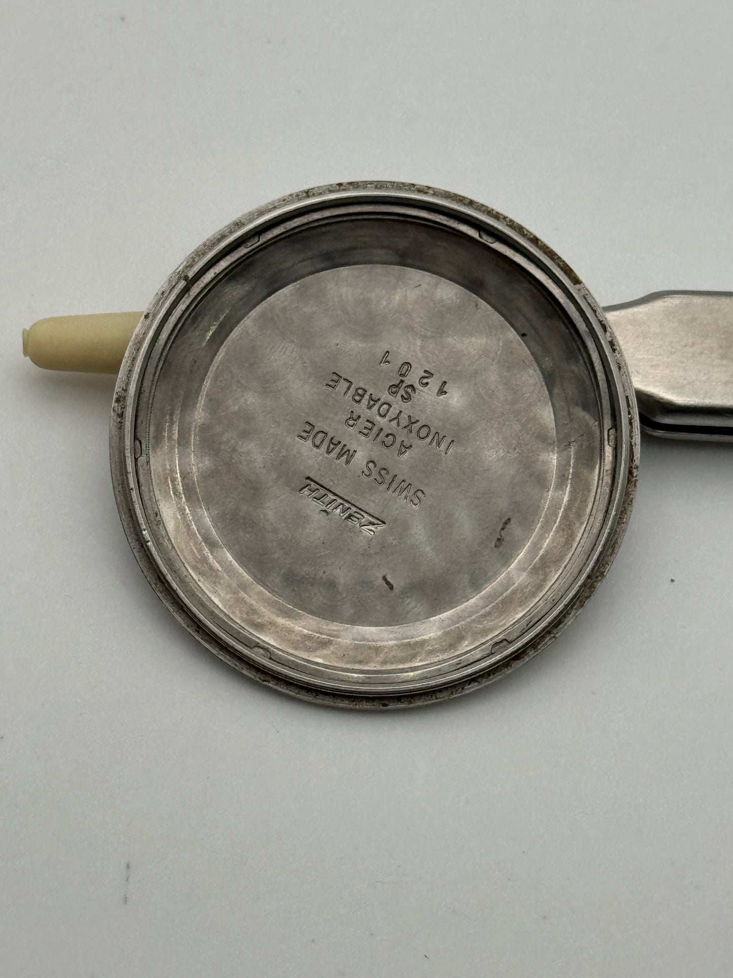 Zenith fondello caseback sp 1201 a vite to screw