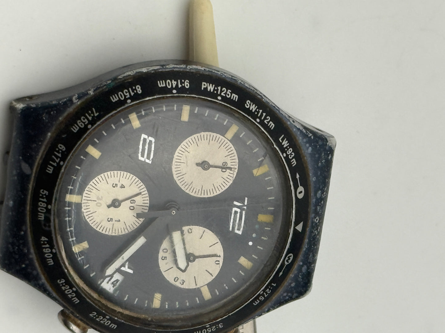 swatch chrono irony 39mm swiss made vintage