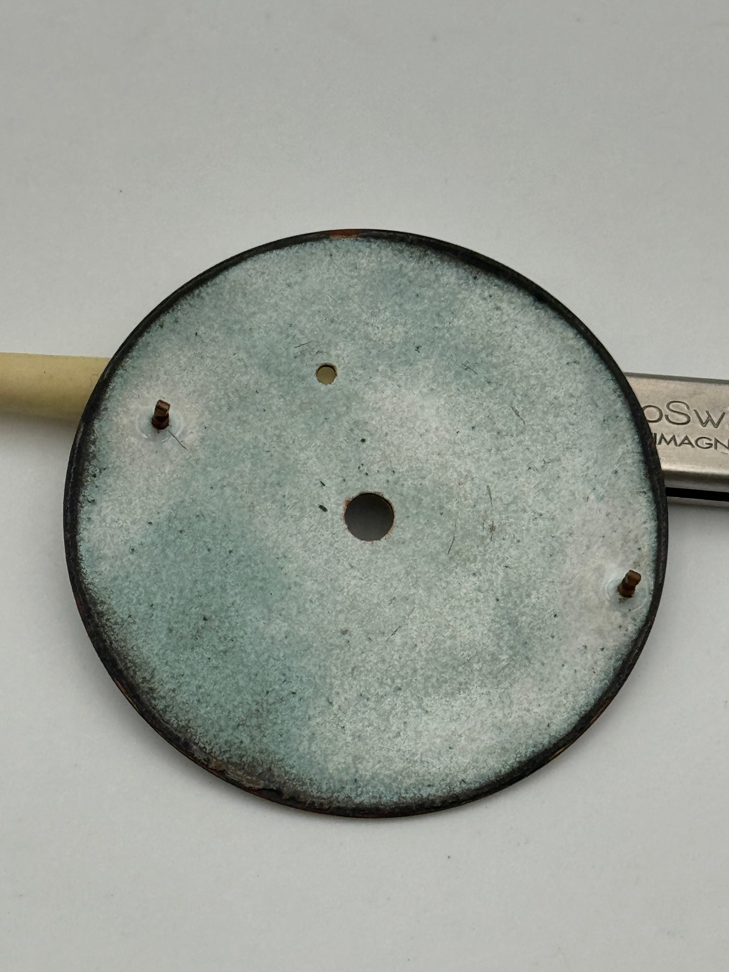 pocket watch dial porcelain 24h 44mm